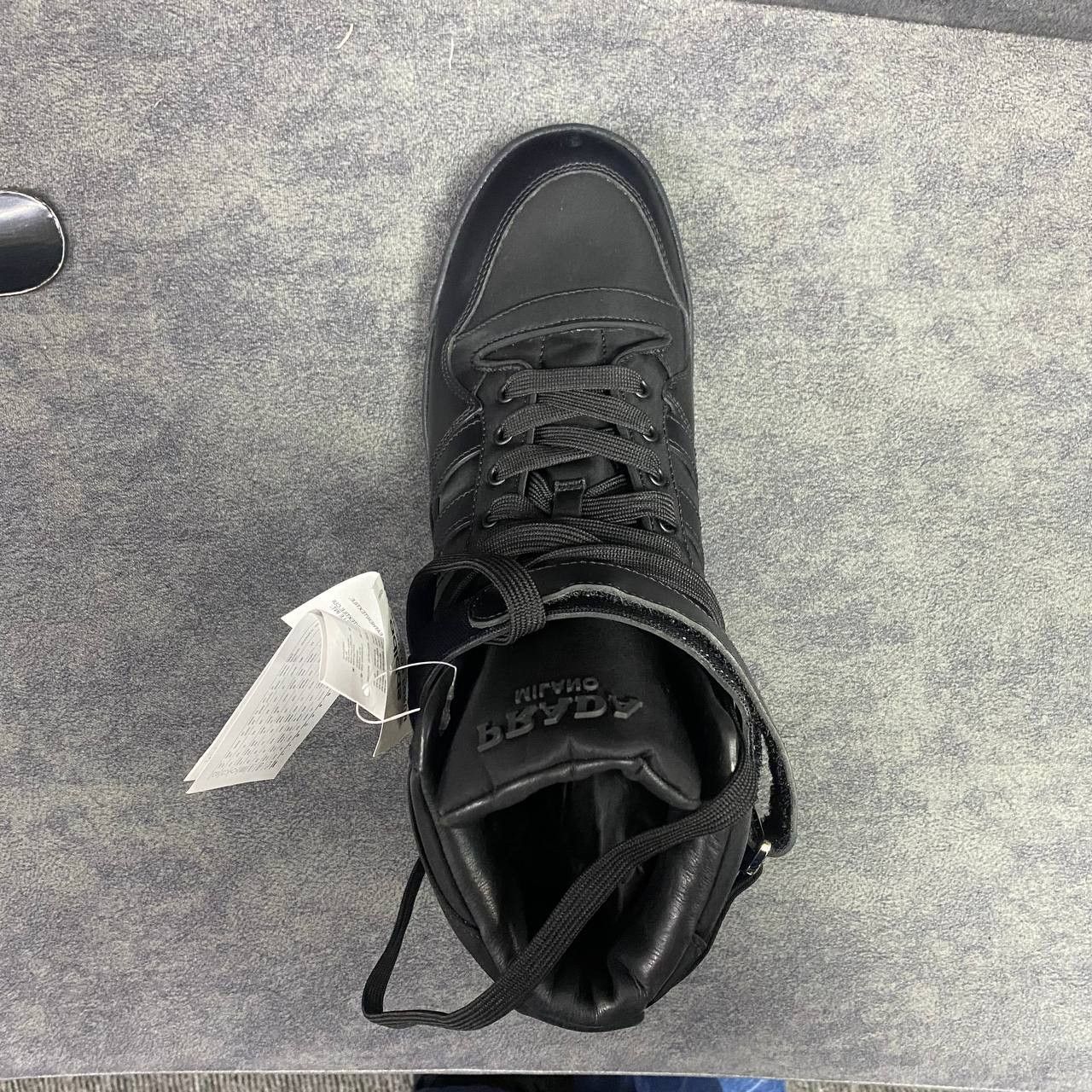 Adidas × Prada Prada x Adidas Re-Nylon Forum High Black Size US 11.5 / EU 44-45 - 6 Thumbnail