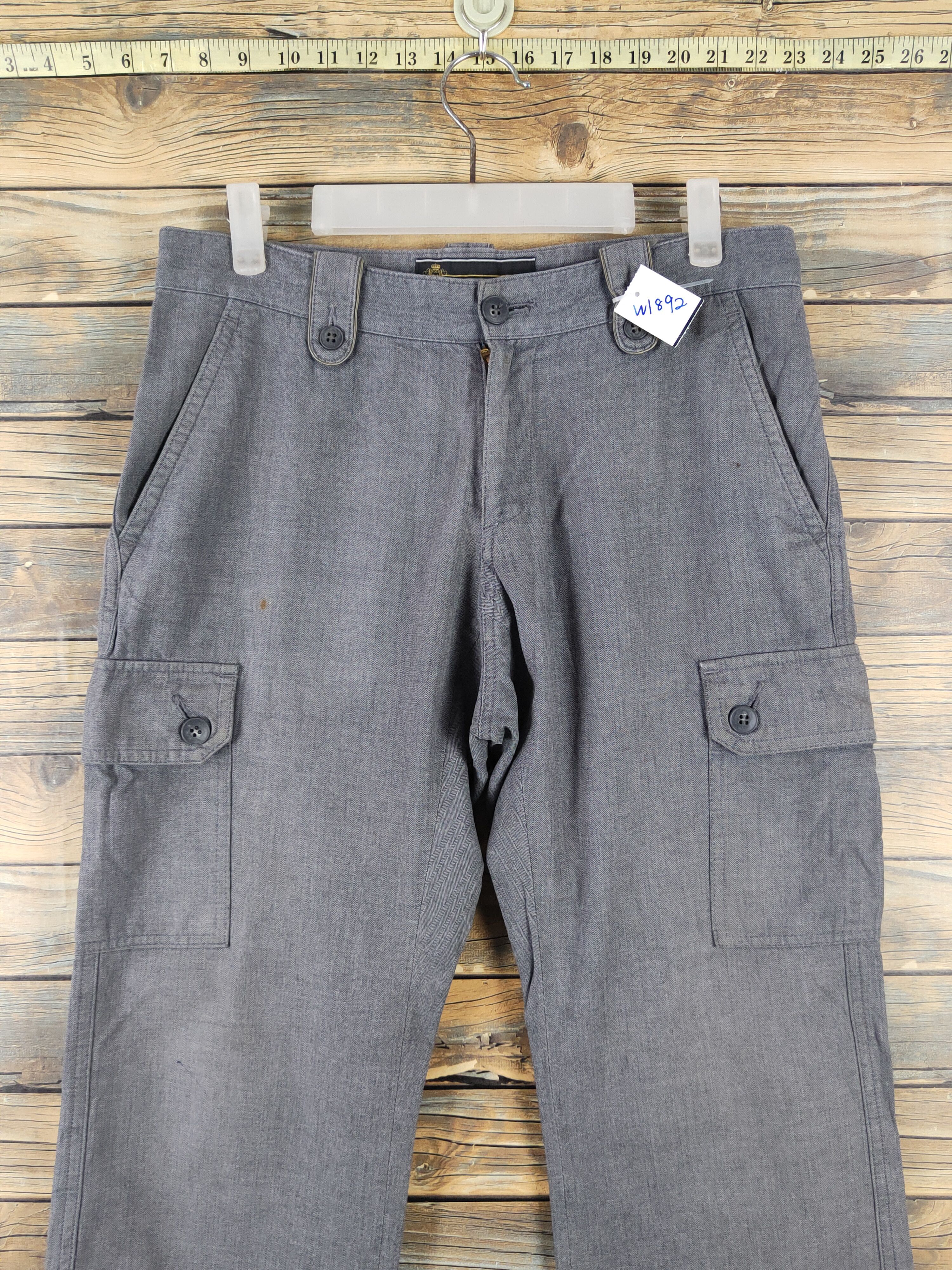 Melrose Melrose Dark Gray Multipocket Tactical Cargo Pants #W1892 Size US 31 - 2 Thumbnail