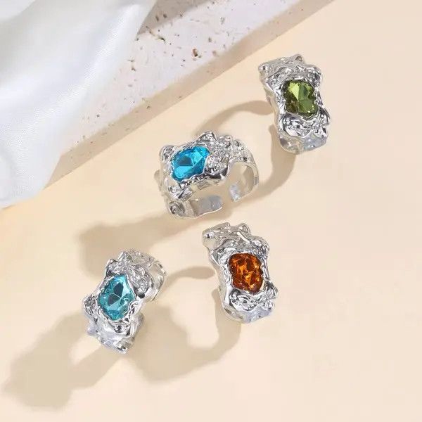 Jewelry Kobashi x Ayano 4pcs/set Lava Adjustable Ring Size ONE SIZE - 3 Thumbnail