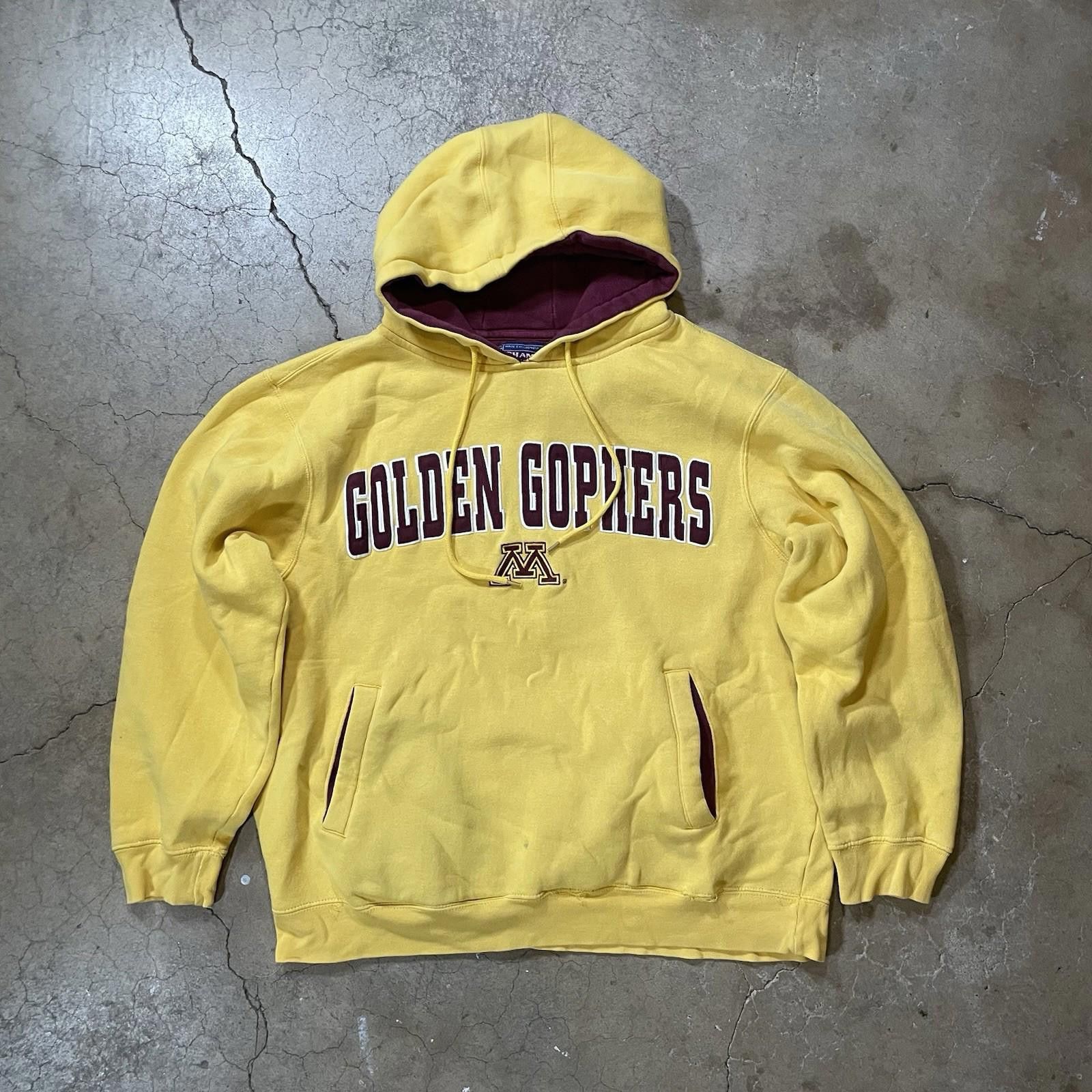 Other Minnesota Gophers CHAMPS Sweatshirt Adult L Yellow Men Size ONE SIZE - 1 Thumbnail