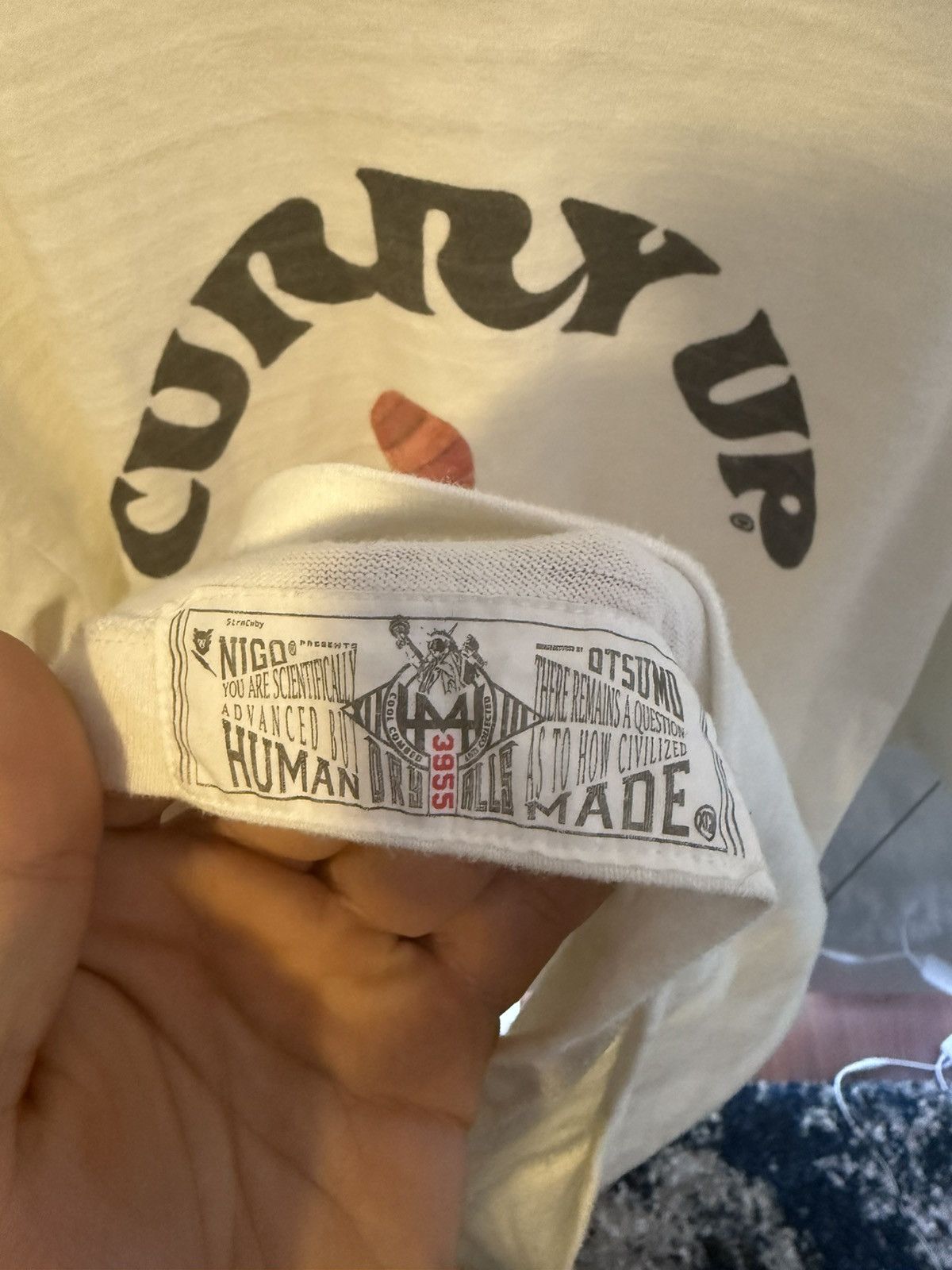 Human Made Human Made Curry Up Tee Size US XXL / EU 58 / 5 - 6 Thumbnail
