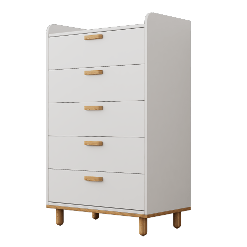 Designer × Homemade Modern Simple Style White Modern Six-Drawer Chest for Bedroo Size US L / EU 52-54 / 3 - 8 Thumbnail