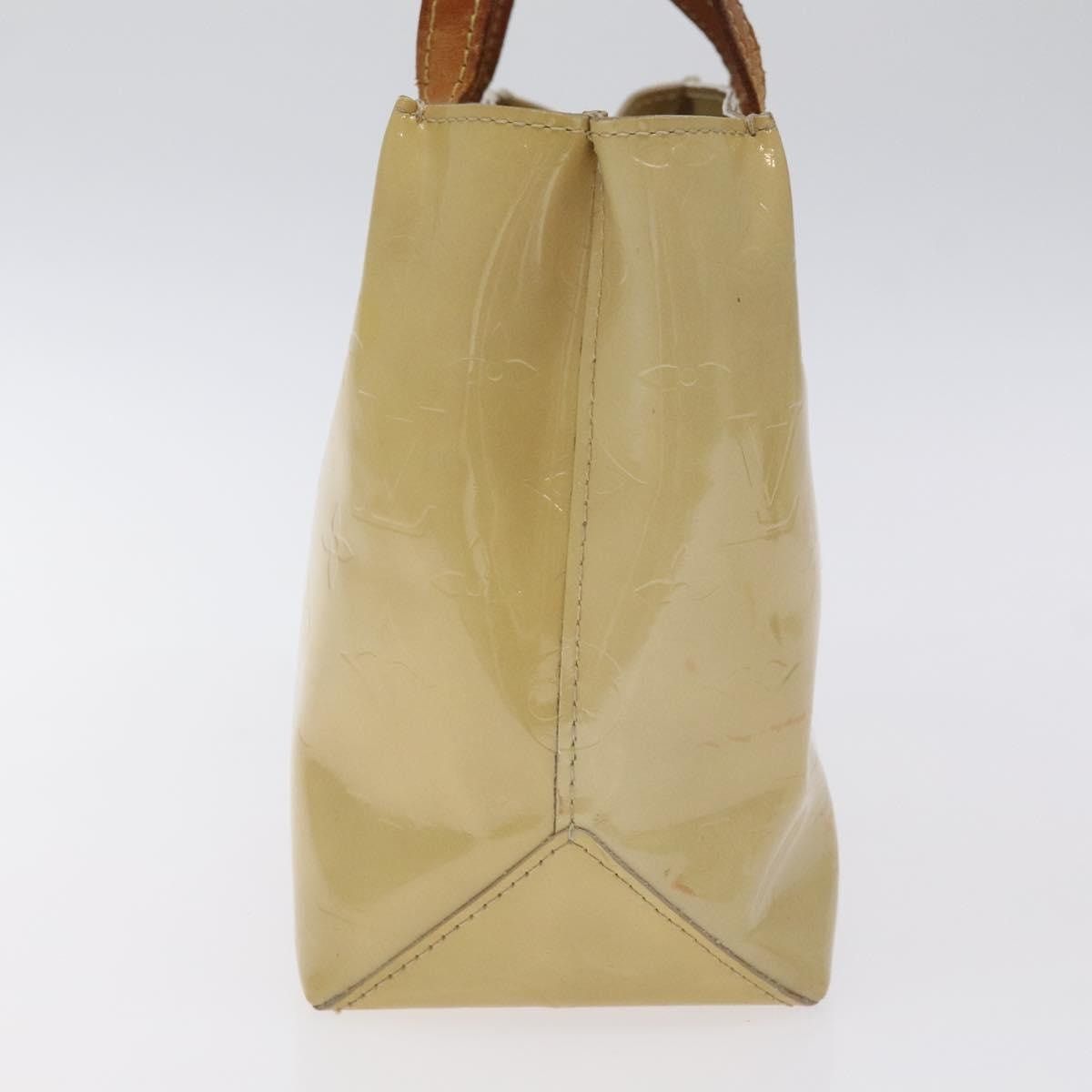 Louis Vuitton LOUIS VUITTON Monogram Vernis Reade PM Hand Bag Beige M91334 Size ONE SIZE - 4 Thumbnail