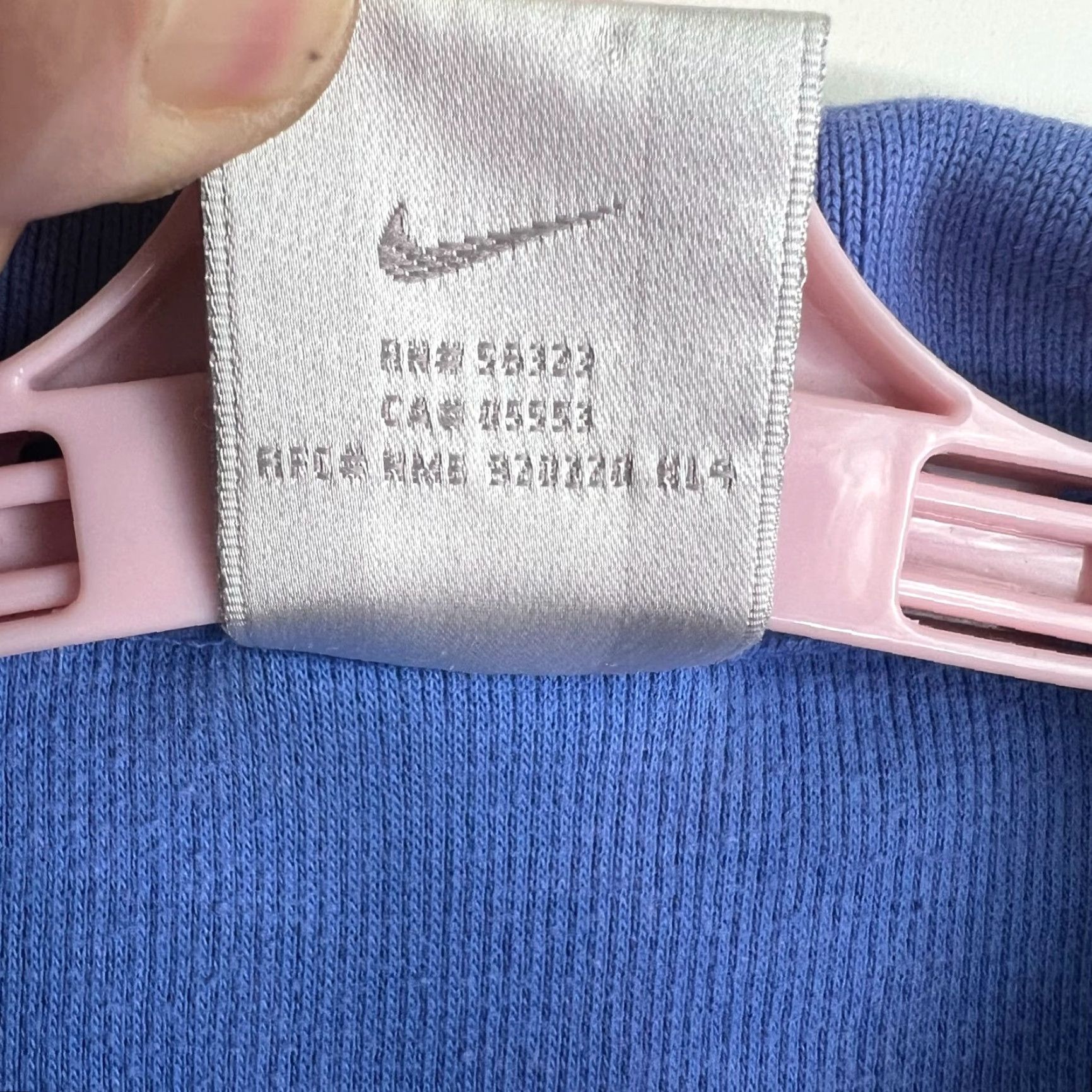 Nike Nike Polo Shirt Womens XL Blue Short Sleeve Size XL / US 12-14 / IT 48-50 - 5 Thumbnail
