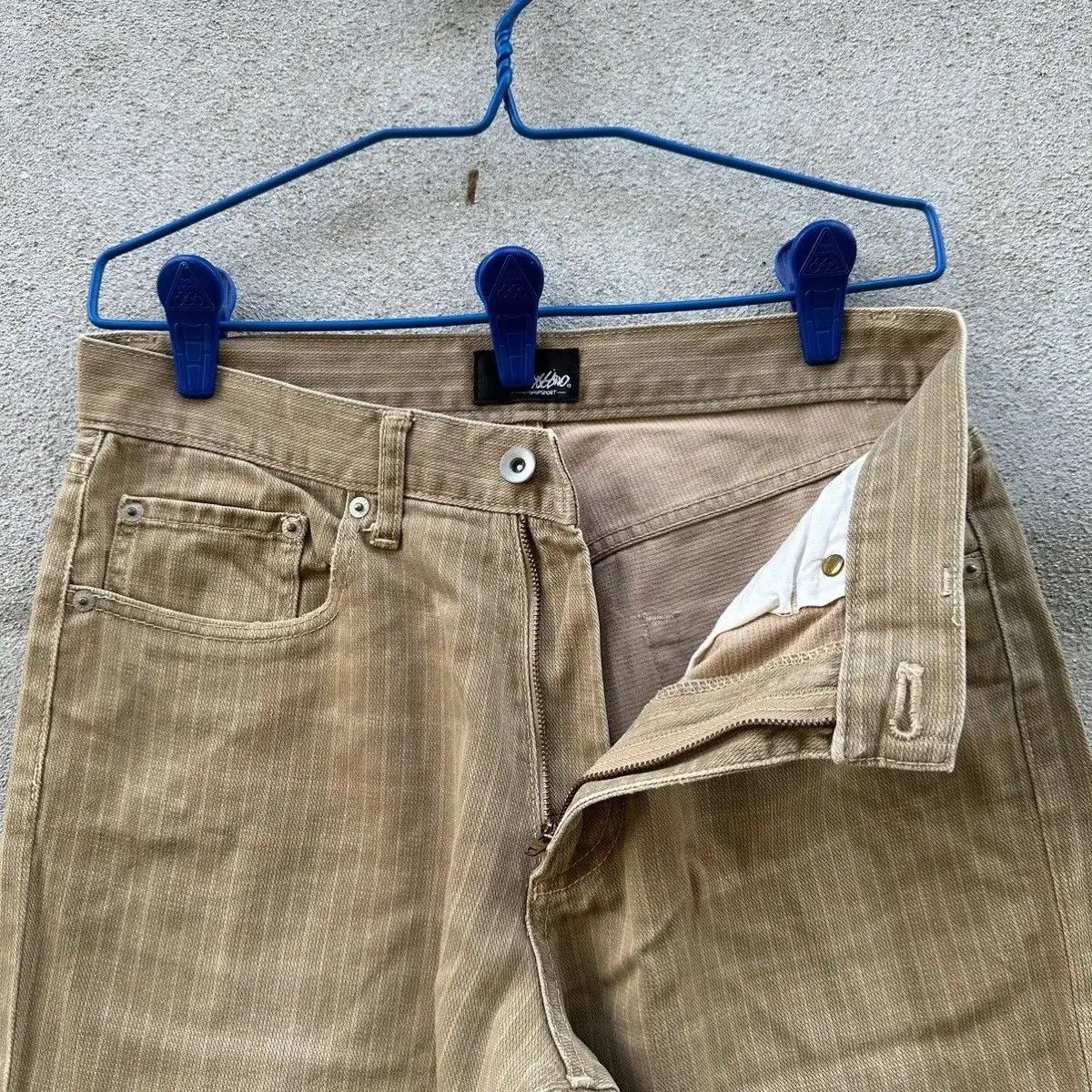 Japanese Brand 5-POCKET💥MOSSIMO JAPANESE BRAND TROUSERS JEANS STRIPED PANTS Size US 29 - 7 Thumbnail