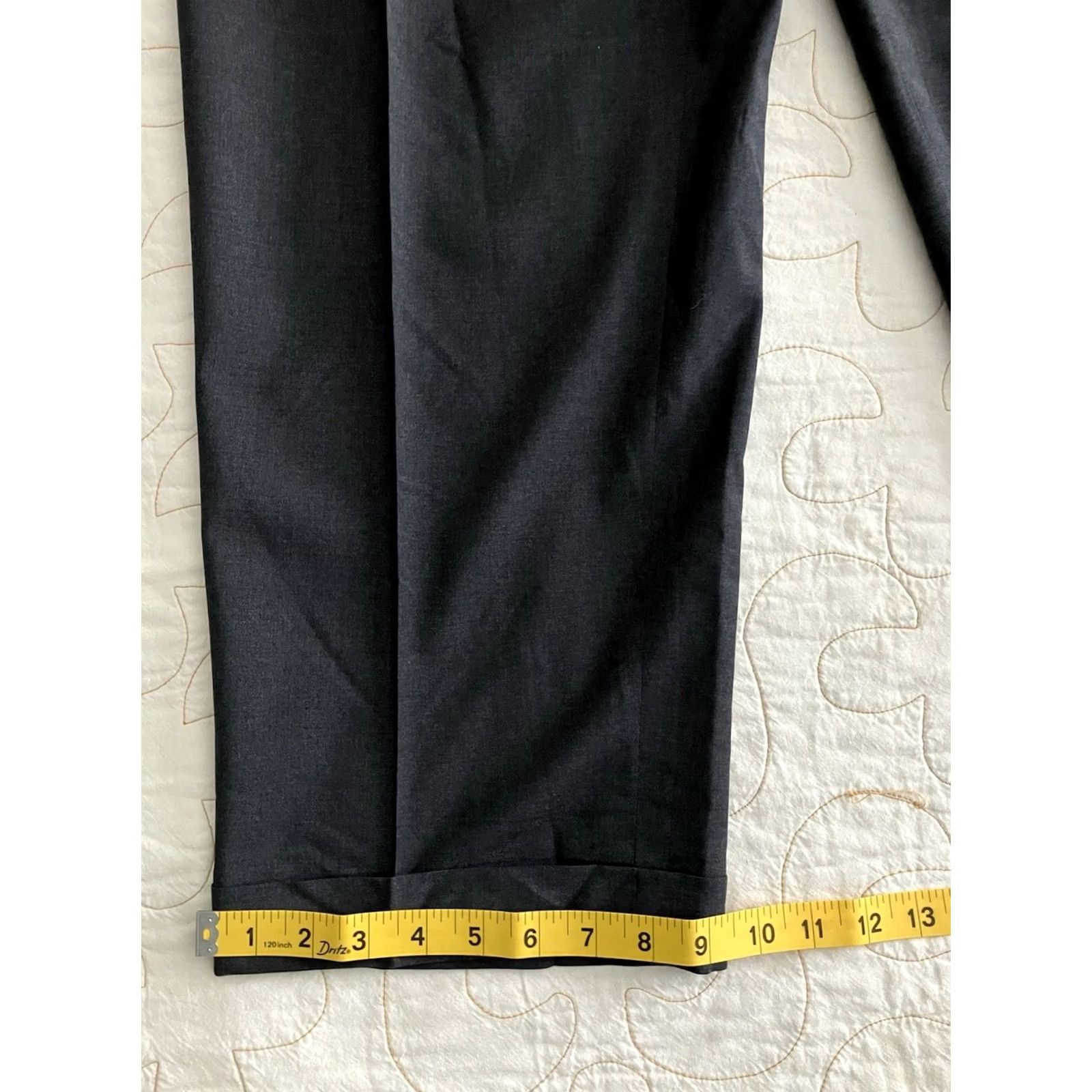 Vintage Samuelsohn Performance Pants 44x28 Gray Cotton Lycra Slim Straight Leg Men Regular Pants Size US 44 / EU 60 - 4 Thumbnail