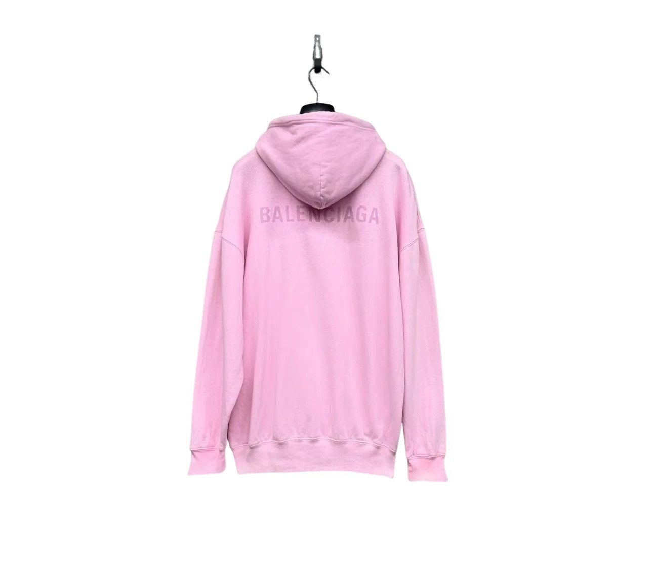 Balenciaga Balenciaga Back Logo Pink Hoodie Size S Size US S / EU 44-46 / 1 - 1 Thumbnail