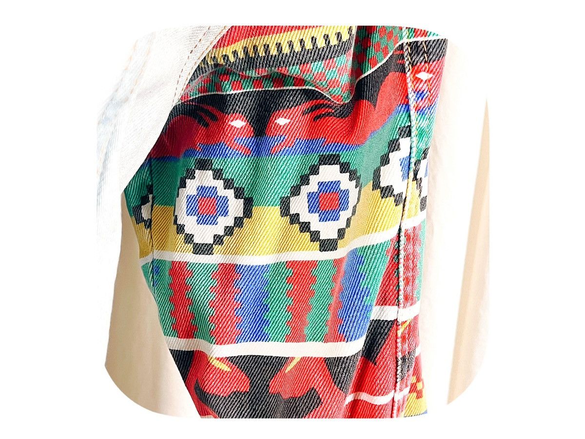 Other VTG 80s Jou Jou Navajo Printed Jacket + Pants Denim Tuxedo 9 Size 31" - 5 Thumbnail