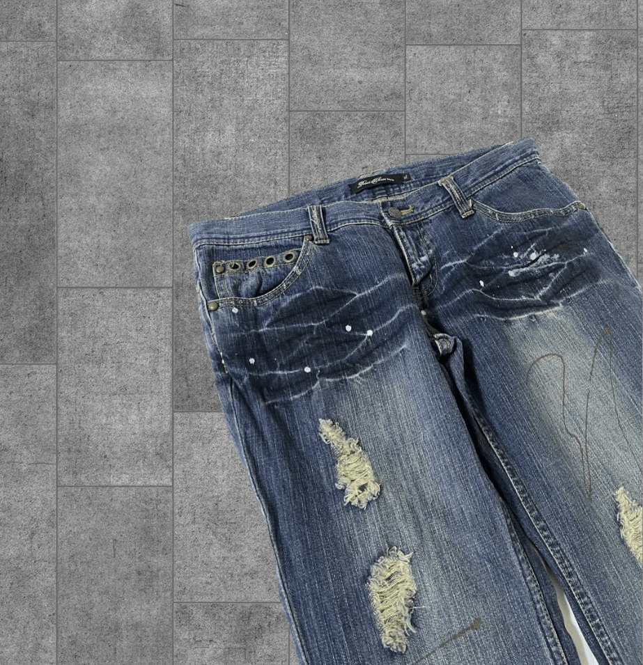 Japanese Brand 00s Japanese Label Flared Denim Size US 30 / EU 46 - 2 Thumbnail