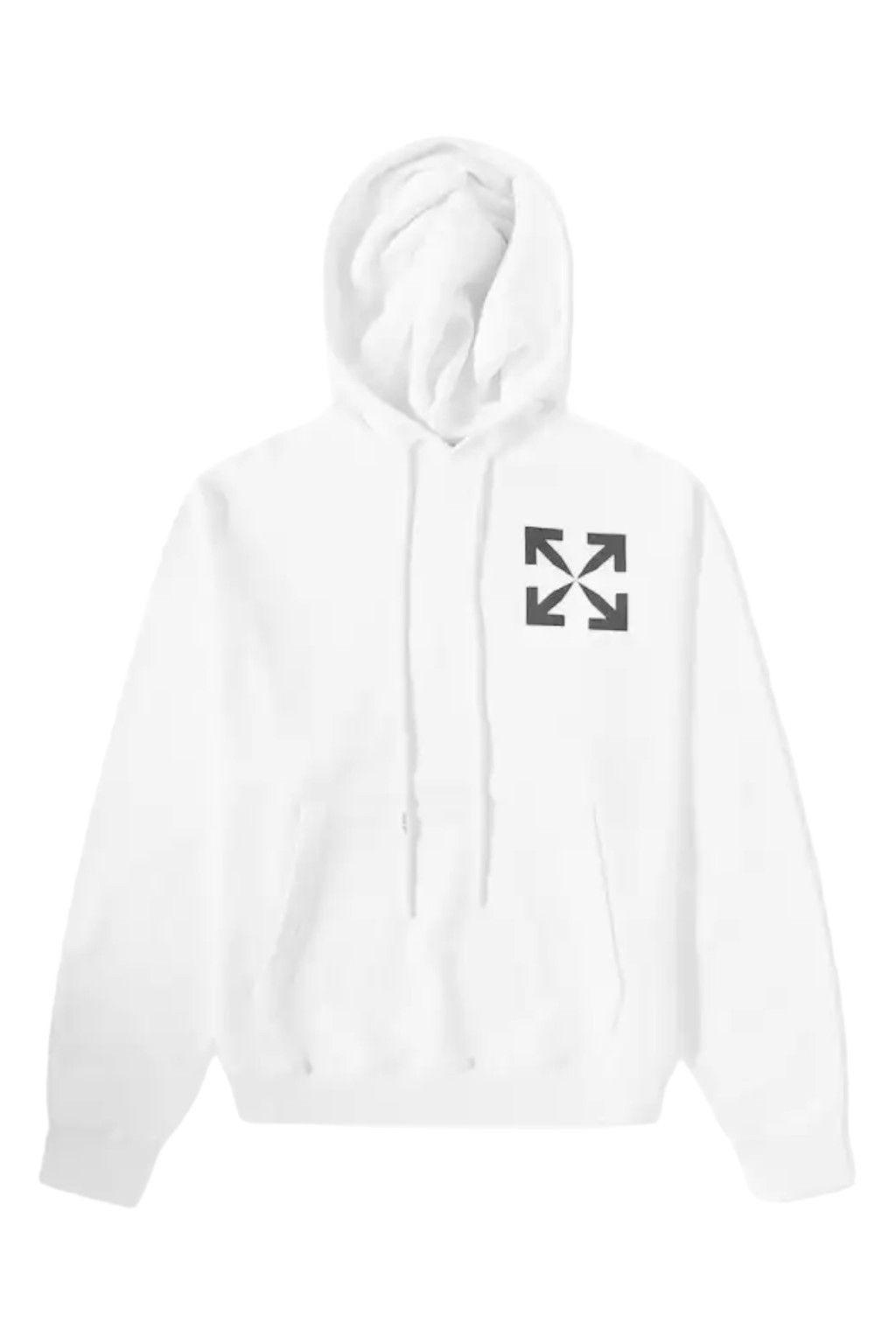 image of Off White Off-White Single Arrow Oversized Hoodie, Men's (Size 2XL)