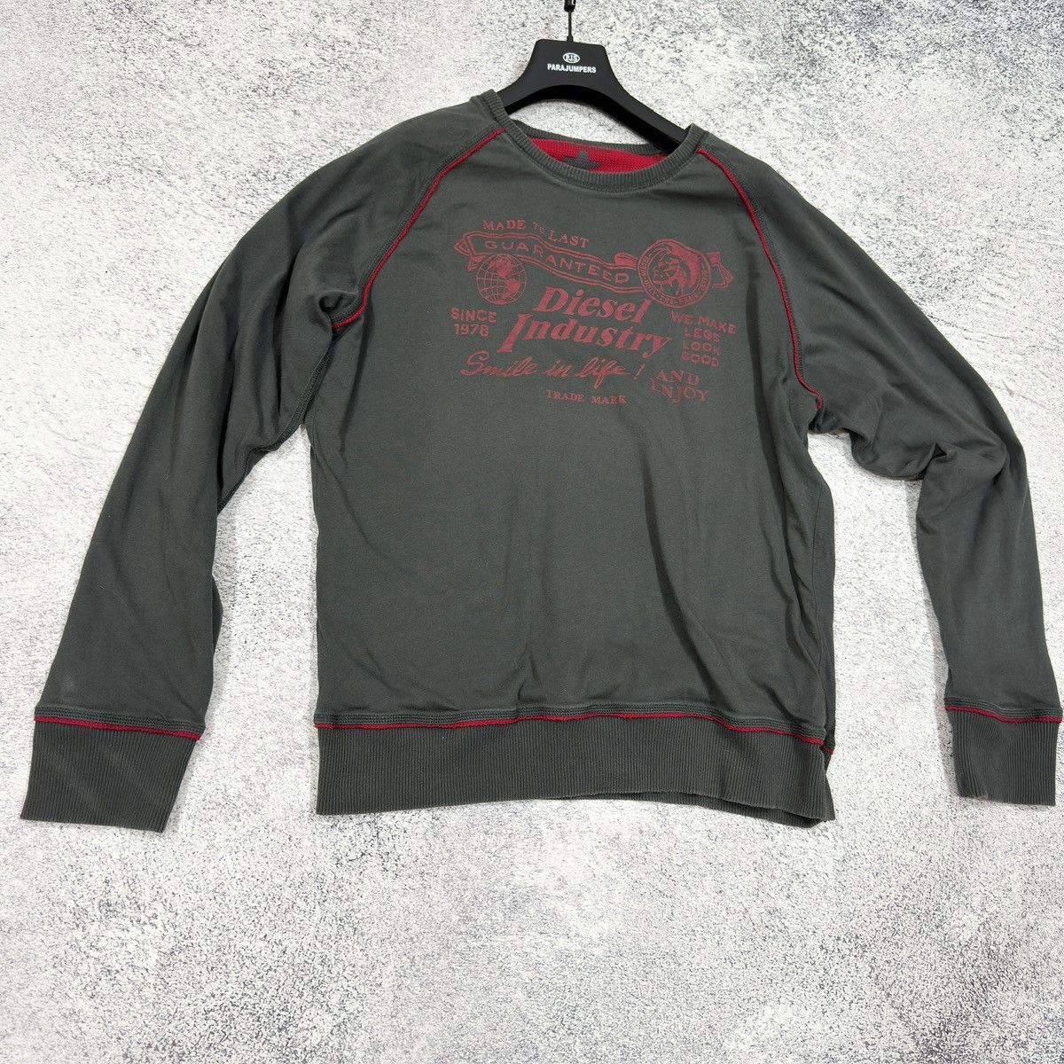 Diesel × Vintage Diesel Vintage Mens Sweatshirt XL size Size US XL / EU 56 / 4 - 2 Thumbnail
