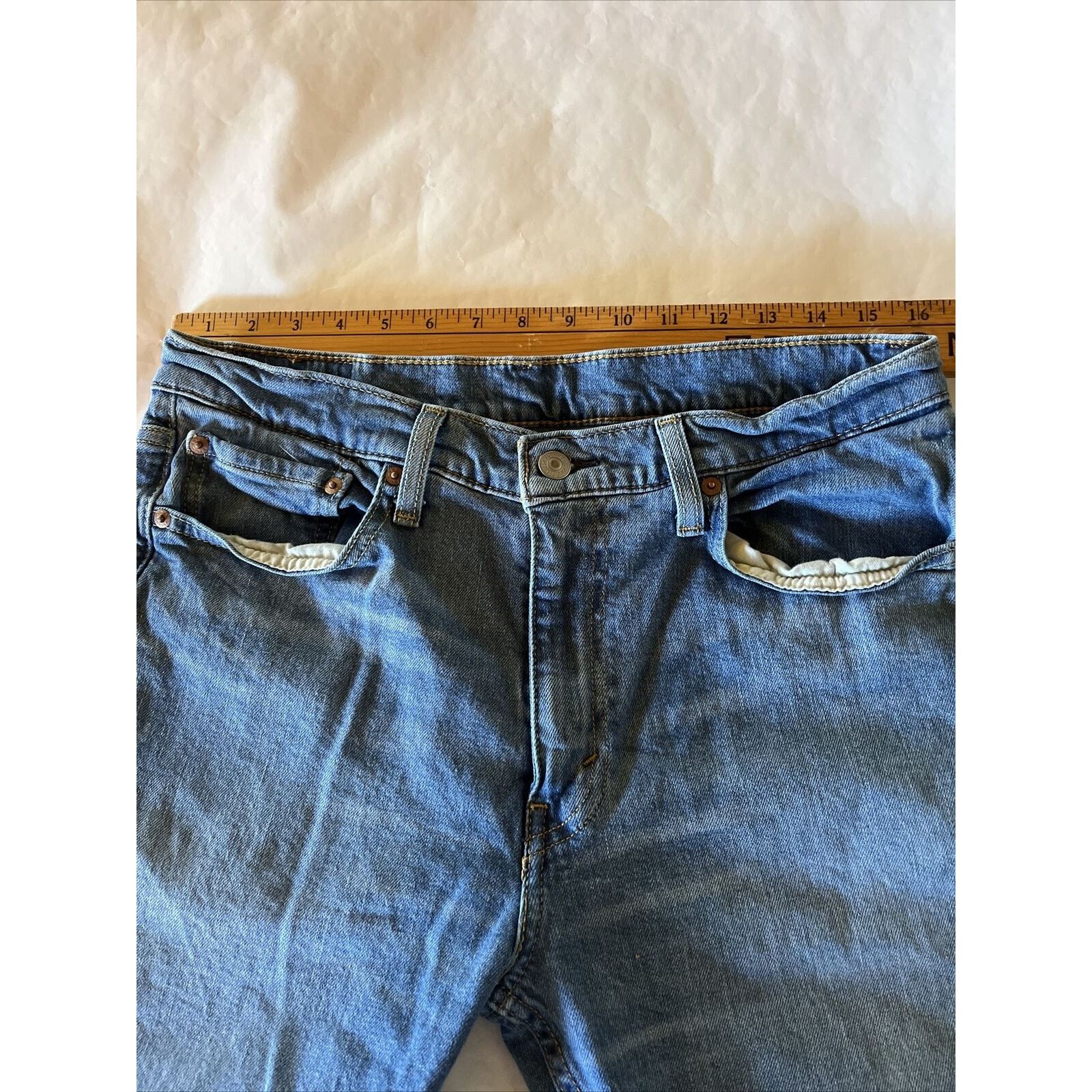 Levi's Levi’s 512 Jeans Mens 32x32 Blue Slim Taper Medium Wash Size US 32 / EU 48 - 3 Thumbnail