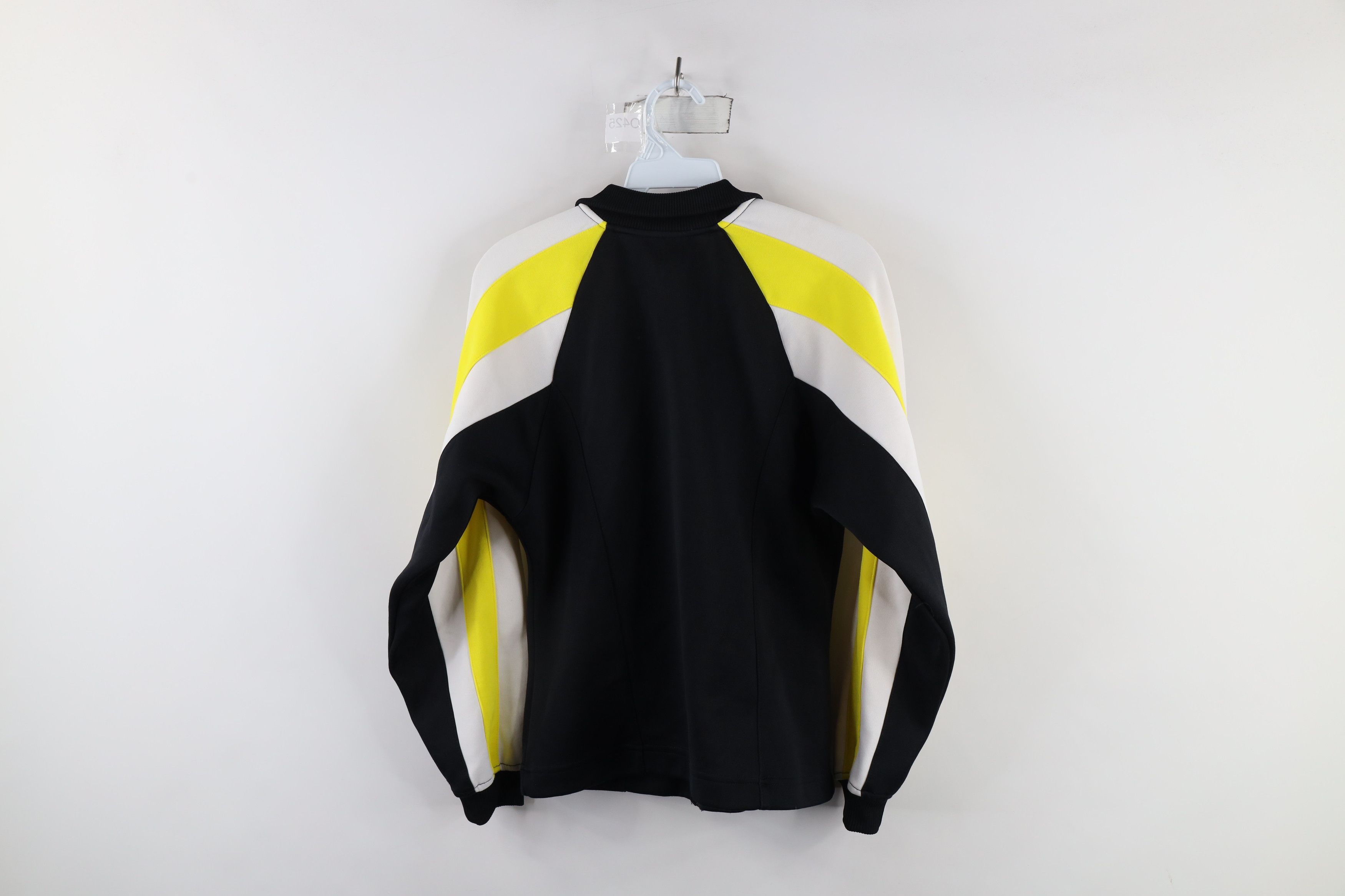 Adidas × Vintage Vintage 90s Adidas Spell Out Warm Up Track Jacket Black Size S / US 4 / IT 40 - 14 Thumbnail