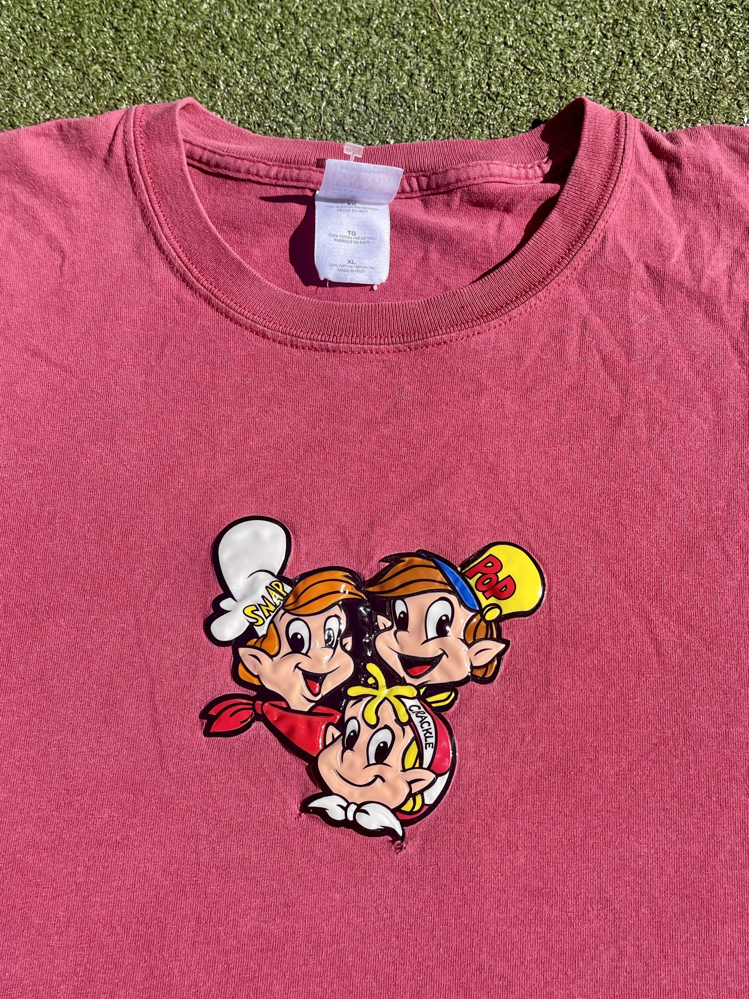 Vintage 1998 Rice Krispies Kellogg's Cereal Vintage 90's T-Shirt Size US XL / EU 56 / 4 - 12 Thumbnail