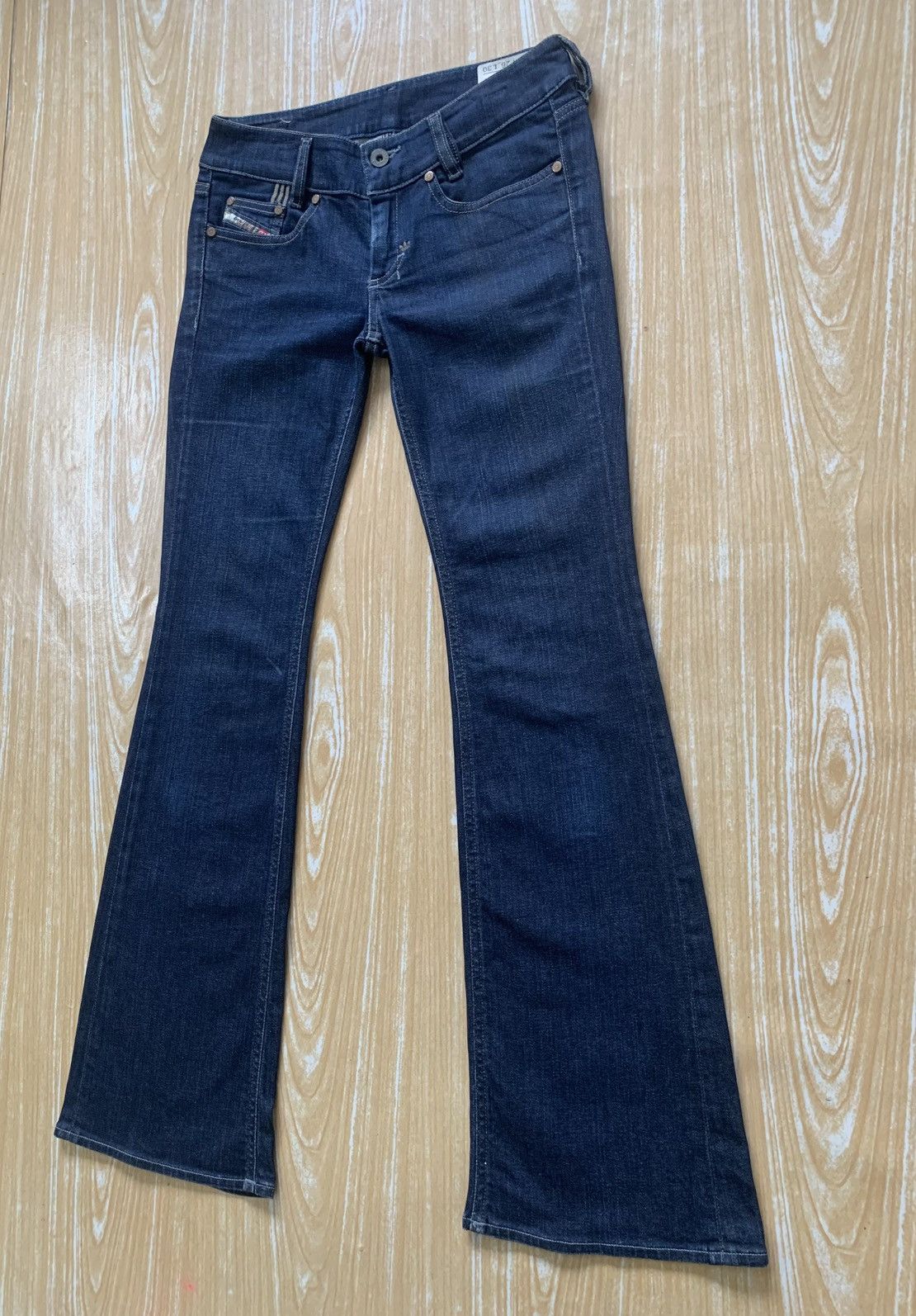 Adidas × Diesel Rare Diesel x Adidas ADI-LOUVELY Stretch Flare Jeans Pants Size US 27 - 4 Thumbnail