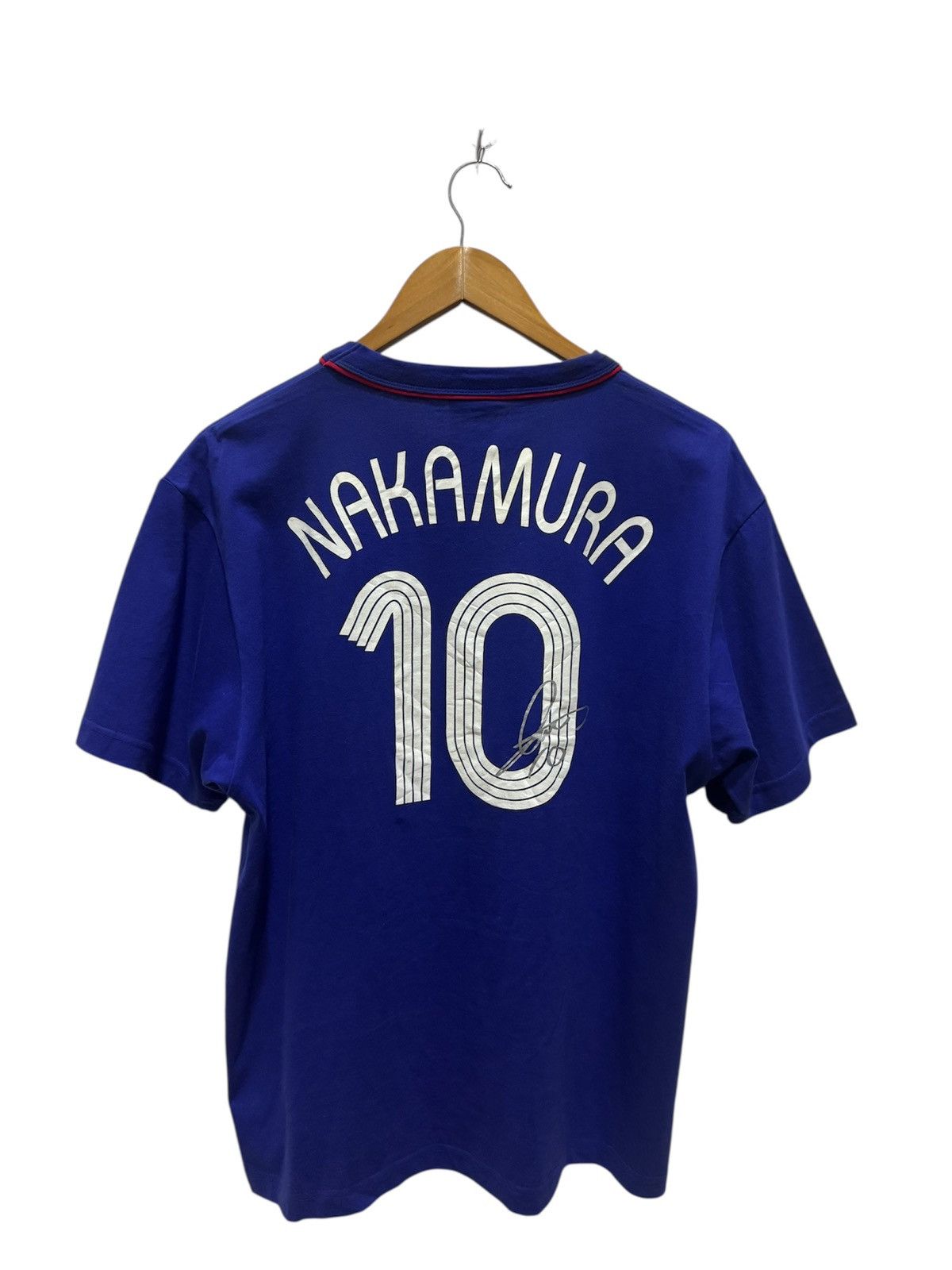 Adidas × Vintage Vintage Adidas JFA Nakamura Sign Size US L / EU 52-54 / 3 - 2 Thumbnail