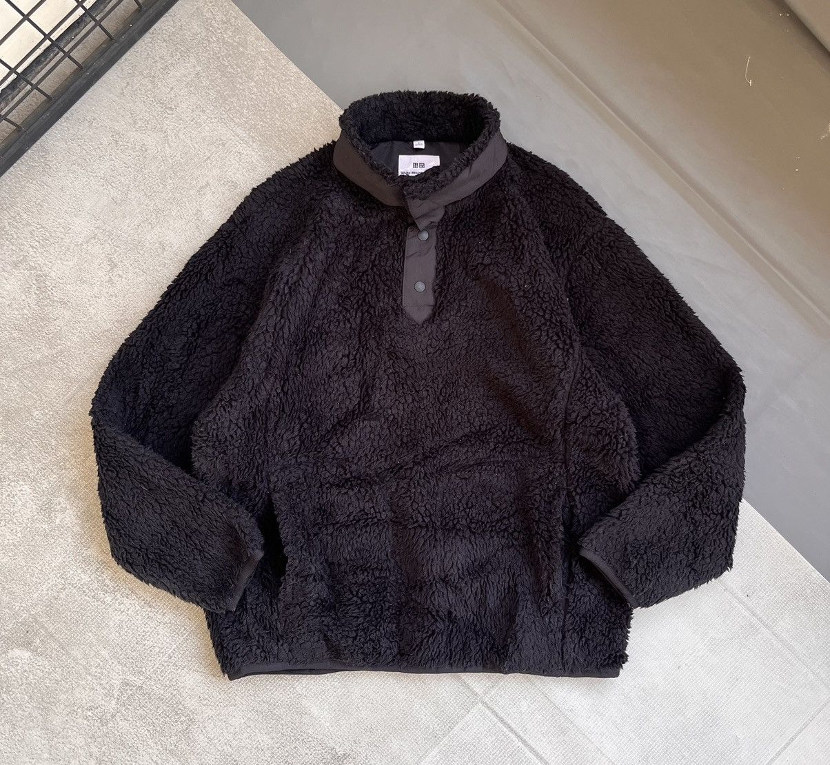 Japanese Brand × Uniqlo × White Mountaineering Uniqlo white mountaineering fleece button half Size US M / EU 48-50 / 2 - 1 Thumbnail
