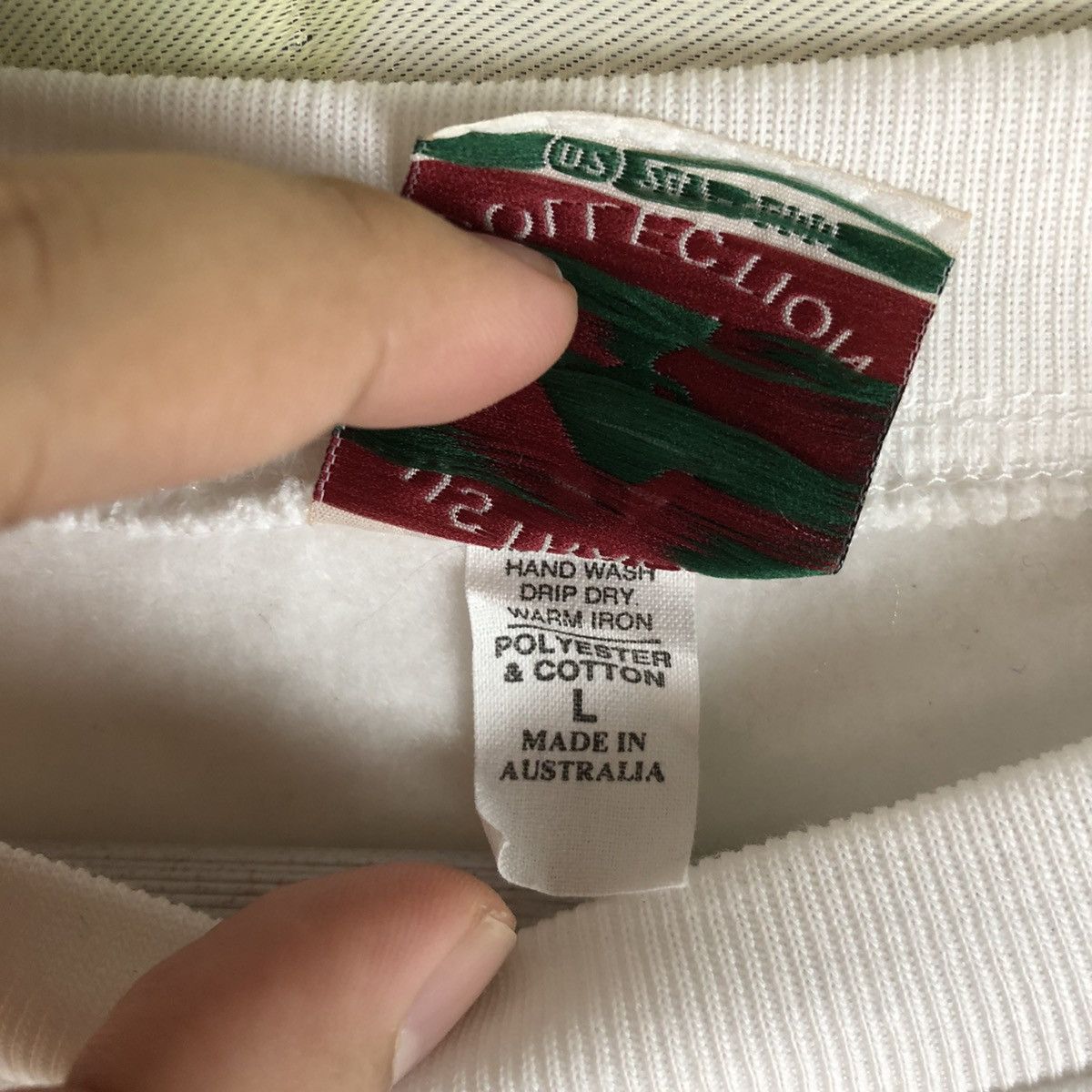 Designer × Vintage No Worries Mate Australian collection Sweathshirt #7458 Size US L / EU 52-54 / 3 - 10 Thumbnail