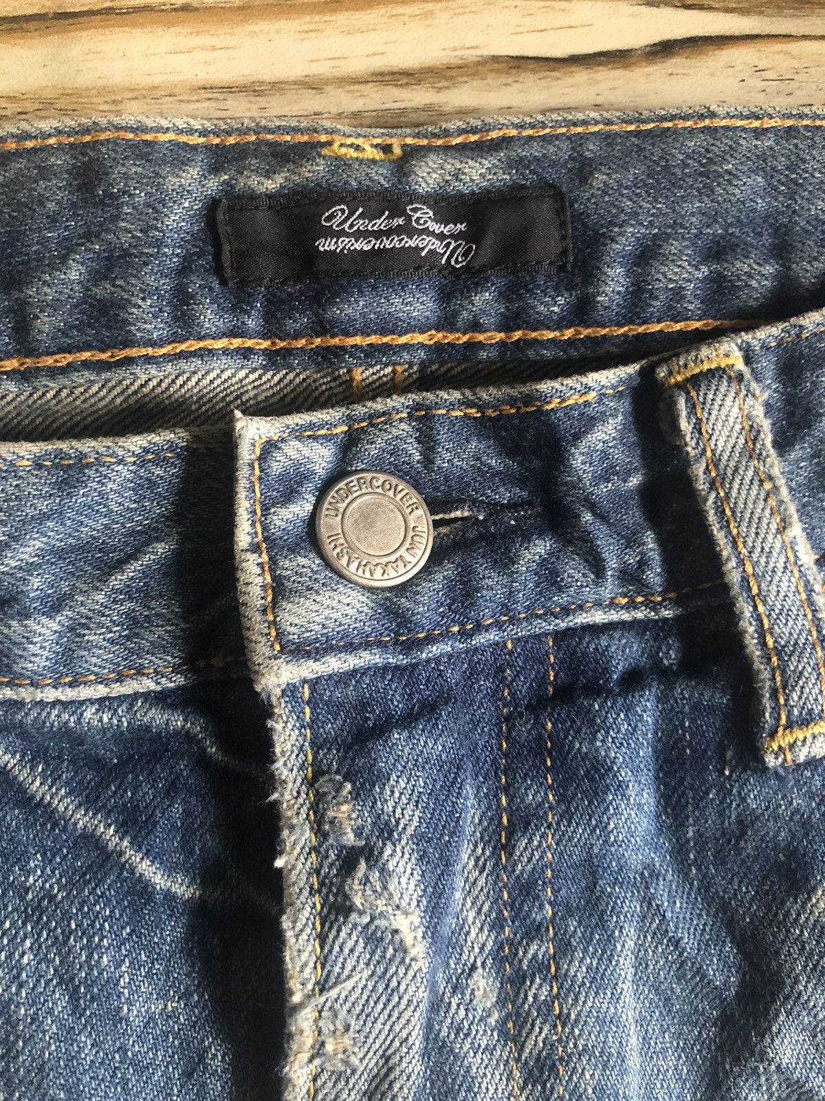 Undercover Grail🔥Undercover Processing Straight Pants distressed denim Size US 34 / EU 50 - 4 Thumbnail