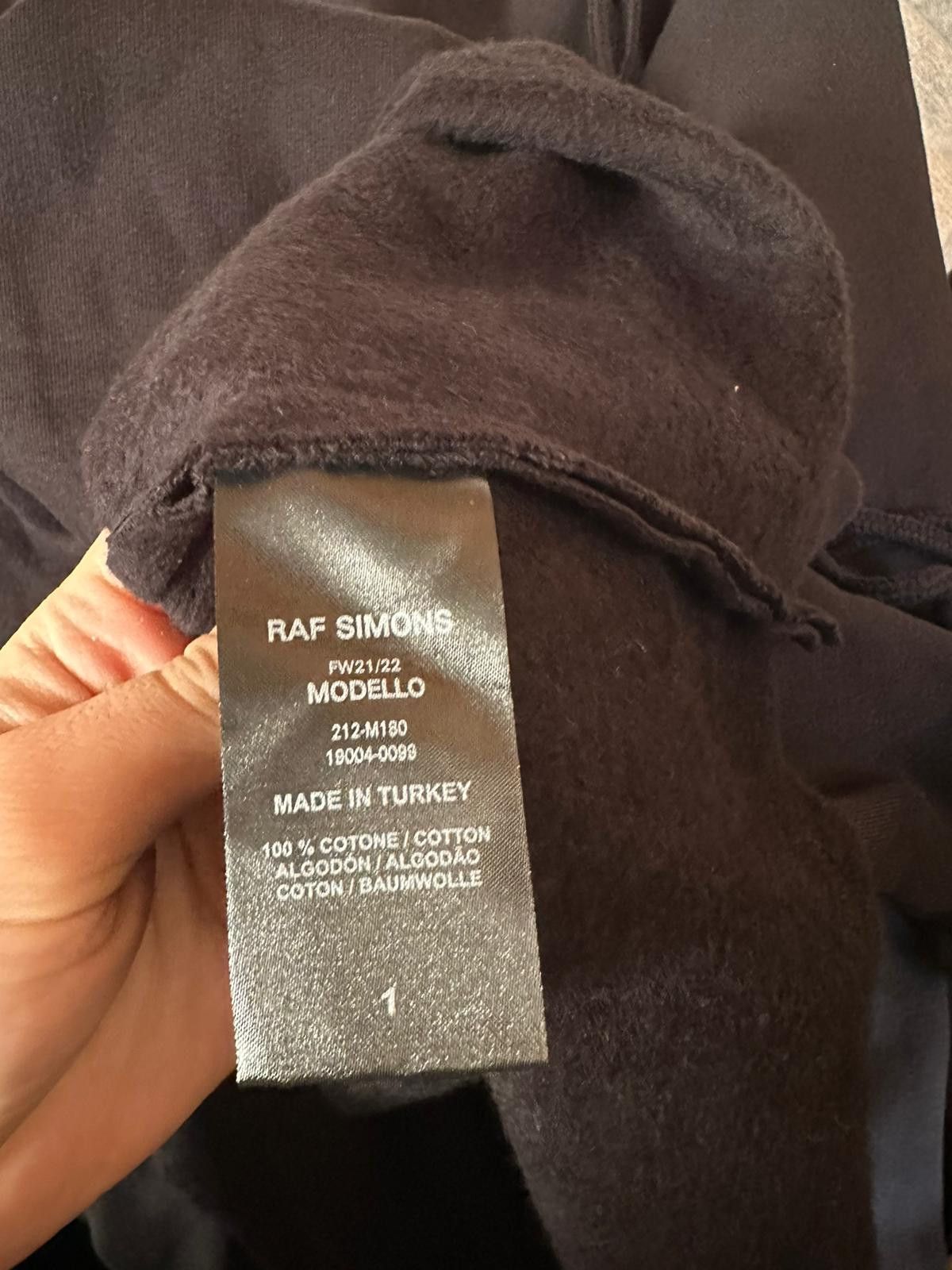Raf Simons Raf Simons Blair Nebraske Hoodie Black Never Worn Size 1 Size US M / EU 48-50 / 2 - 9 Thumbnail