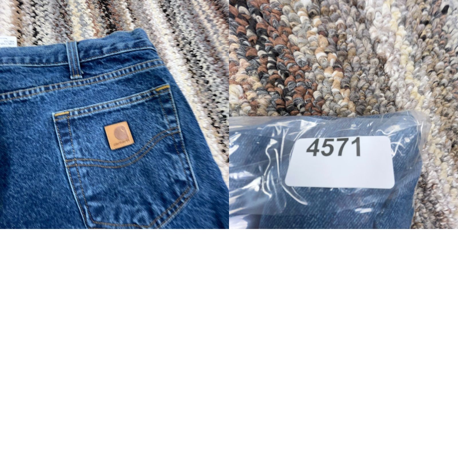 Carhartt Carhartt Jeans Men 44x32 Straight Leg Relaxed Fit Dark Wash Work Wear Baggy Size US 44 / EU 60 - 9 Thumbnail