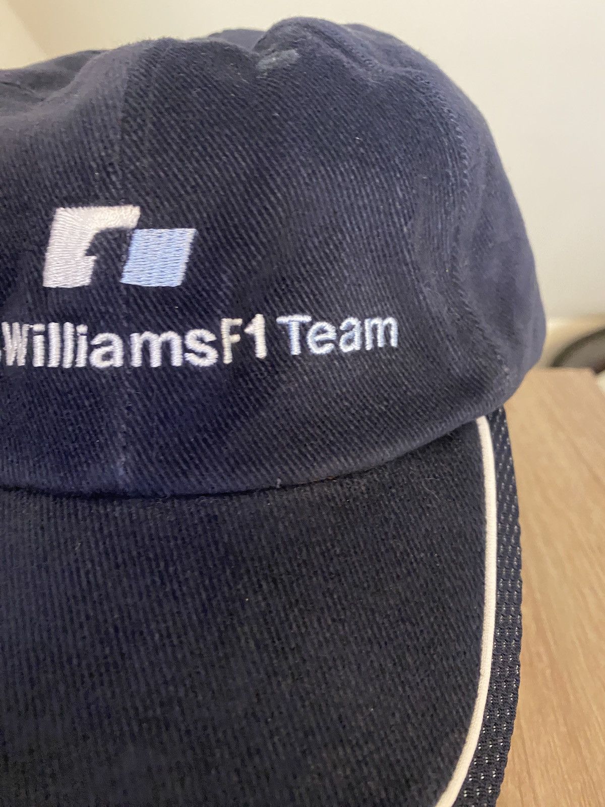 BMW Vintage 2001 Y2K BMW Williams F1 Team Navy Strapback Hat Cap Size ONE SIZE - 4 Thumbnail