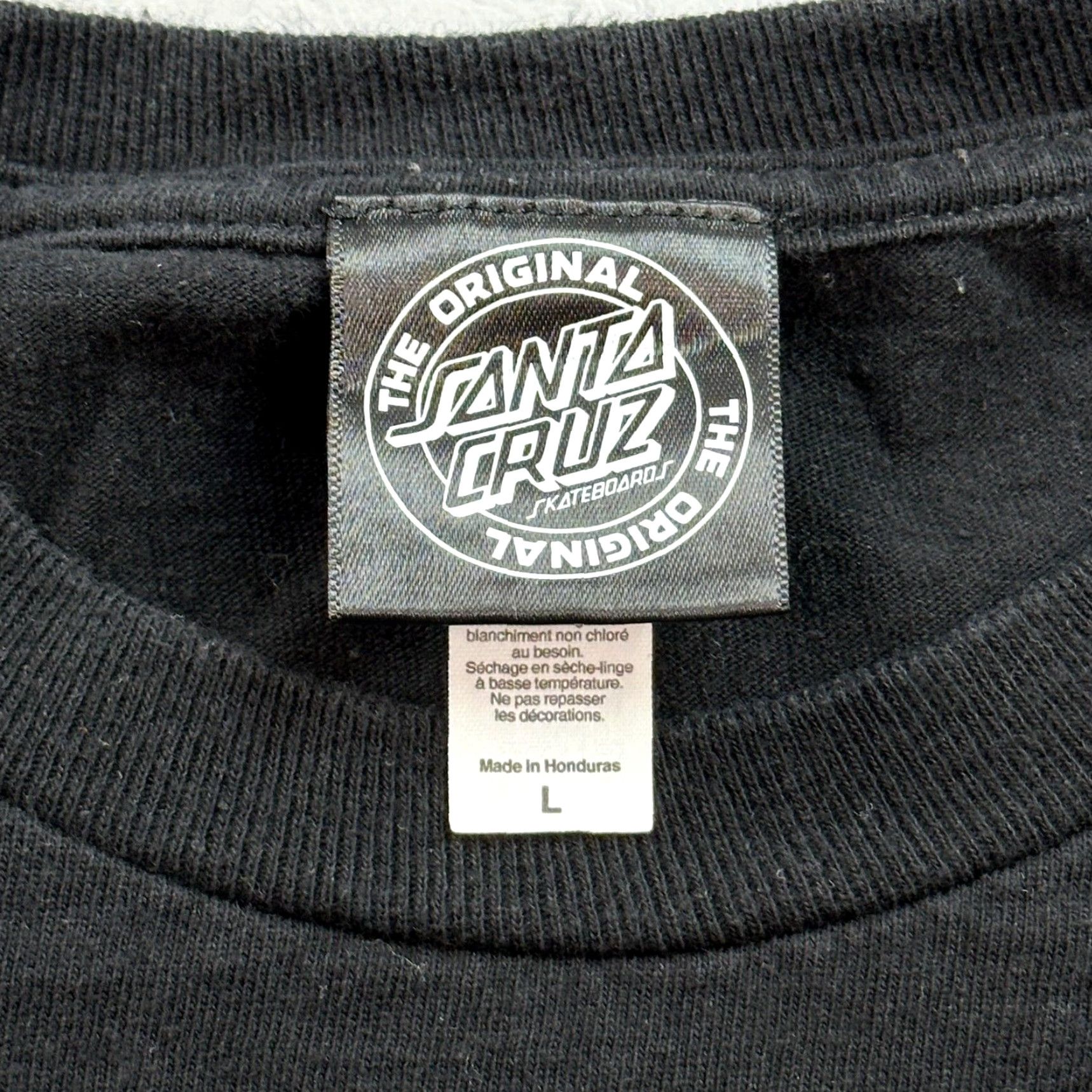 Vintage Santa Cruz Skateboards Shirt Mens Large Black Throwdown Dot Logo Skate Punk Size US L / EU 52-54 / 3 - 4 Thumbnail