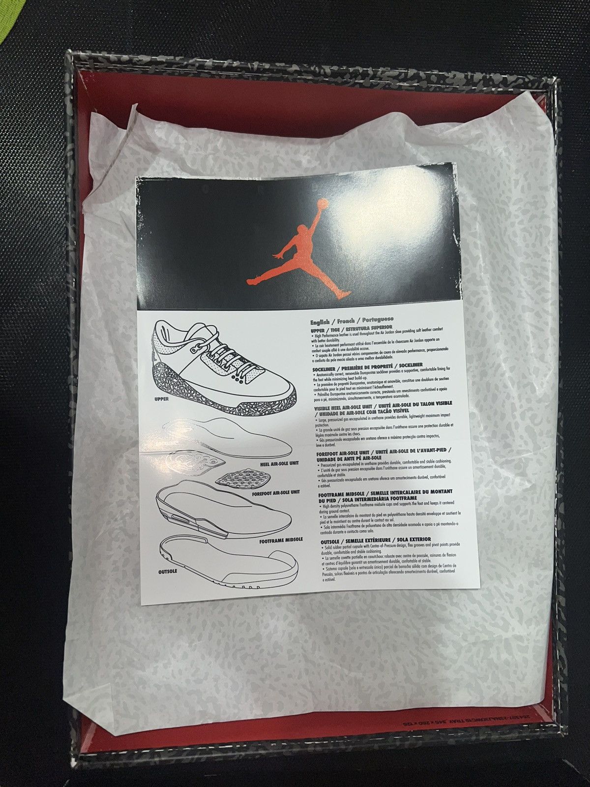 Jordan Brand × Nike Jordan 3 White cement Reimagined Size US 8.5 / EU 41-42 - 6 Thumbnail