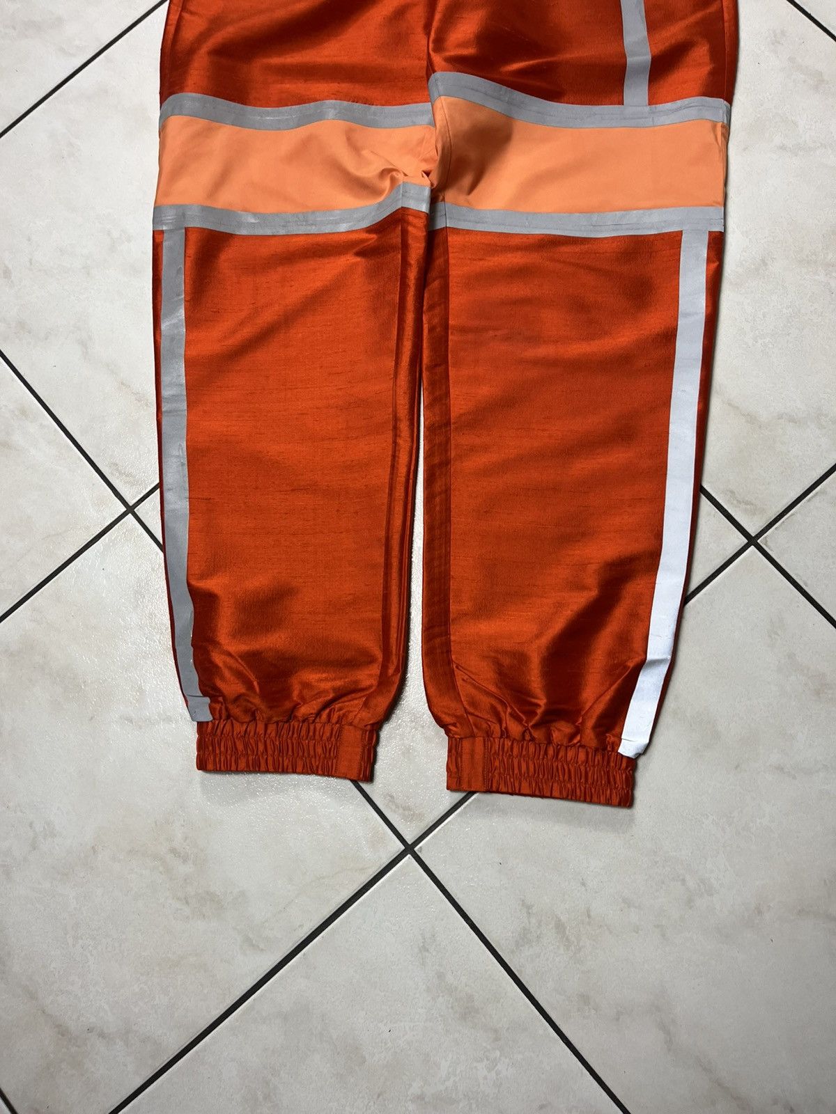 Astrid Andersen × Designer Astrid Andersen silk silver tape track pants reflective Size US 32 / EU 48 - 5 Thumbnail