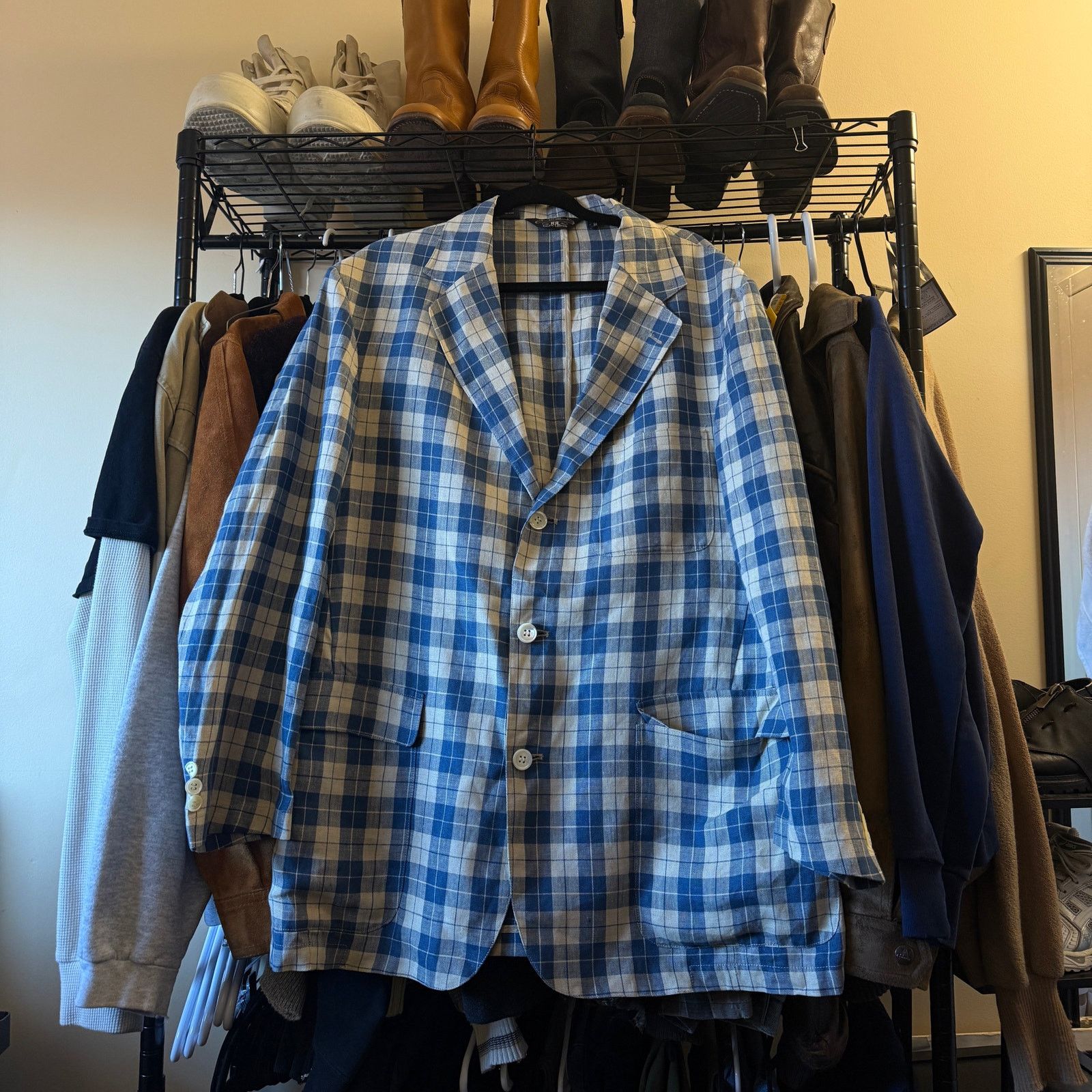RRL Ralph Lauren RRL Plaid Blazer Size L / US 10 / IT 46 - 1 Thumbnail