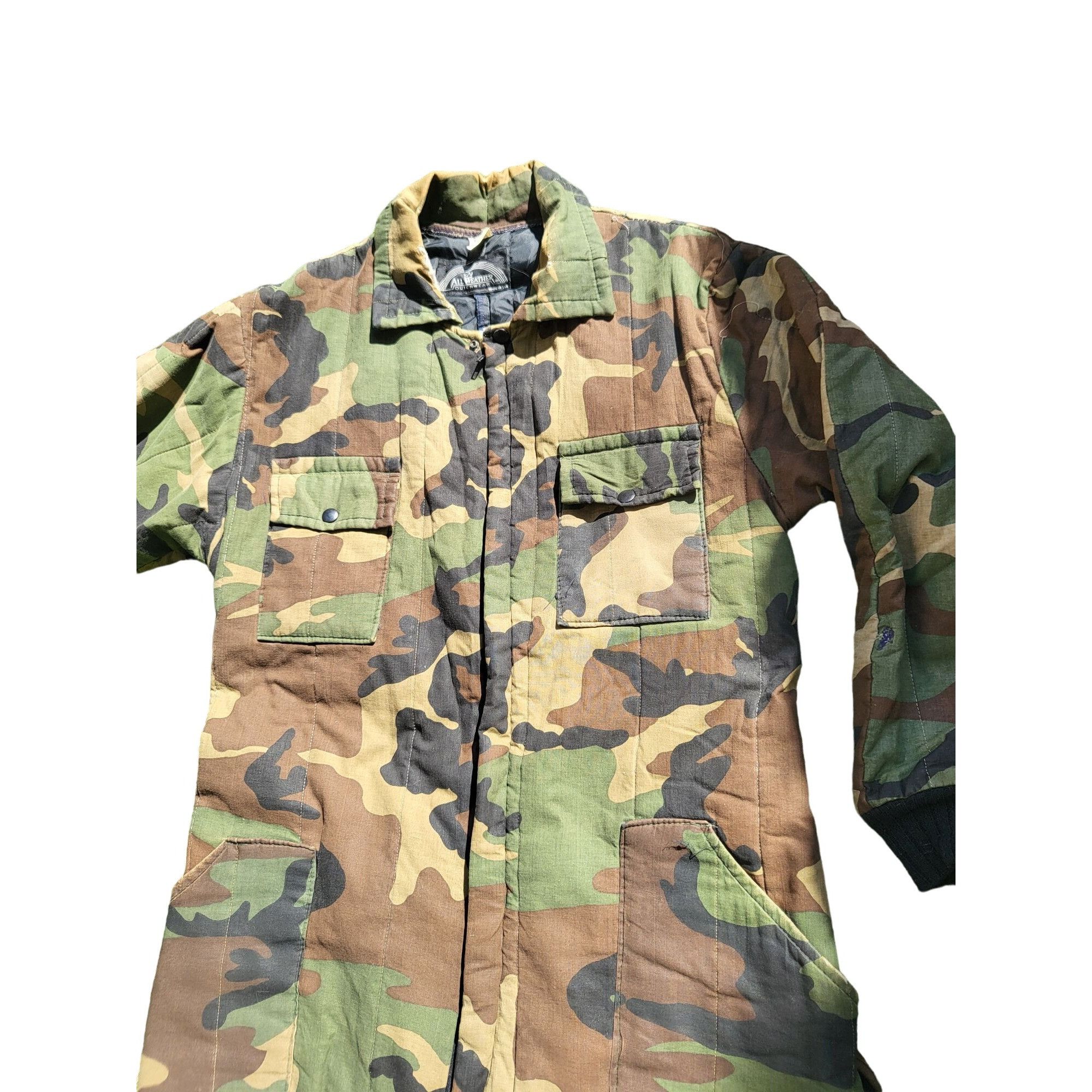 Vintage Vintage All Weather Outerwear Camo Jumpsuit Men Sz M Full Z Size US M / EU 48-50 / 2 - 3 Thumbnail
