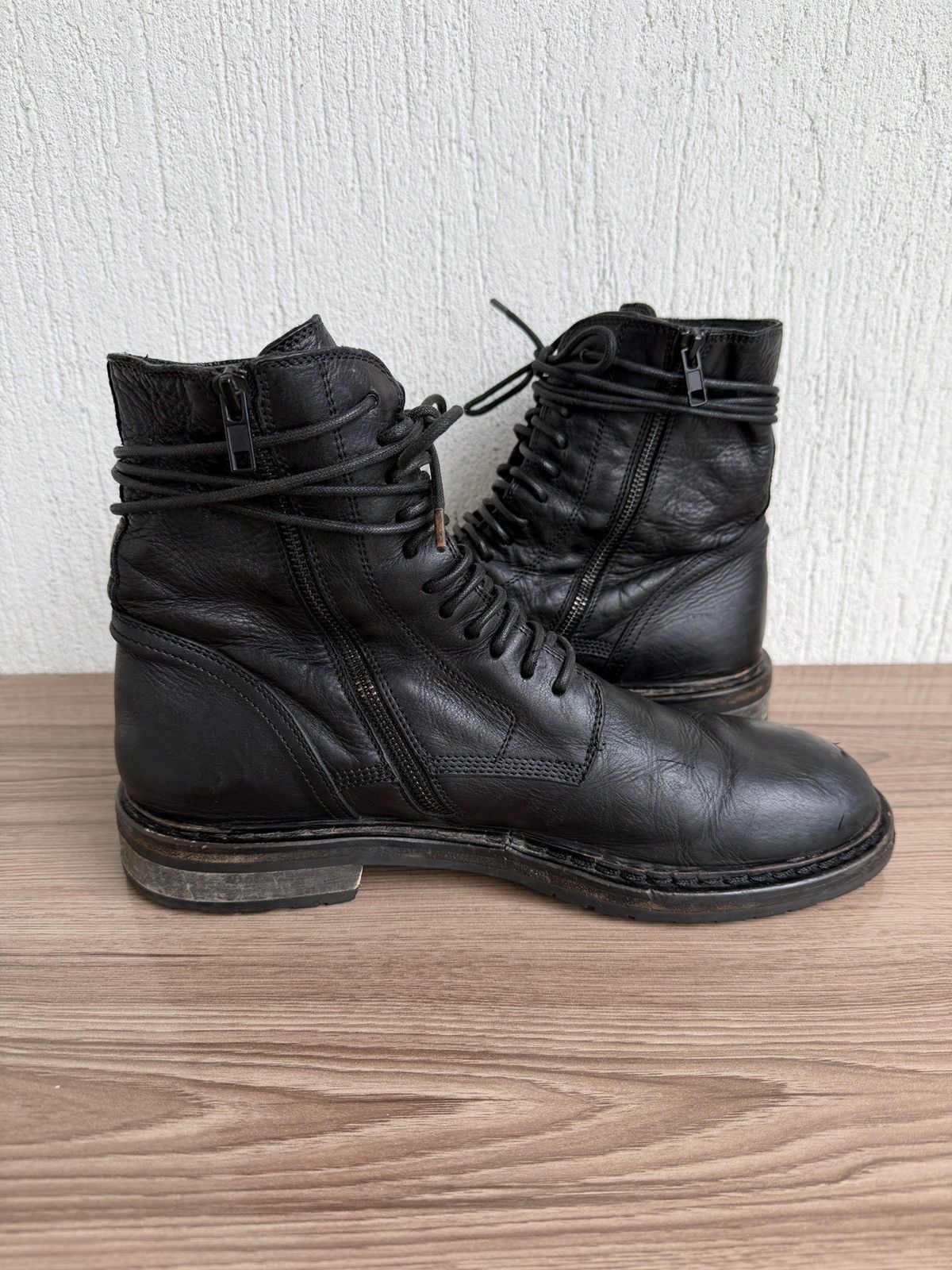 Ann Demeulemeester Lace up combat boots Size US 13 / EU 46 - 14 Thumbnail