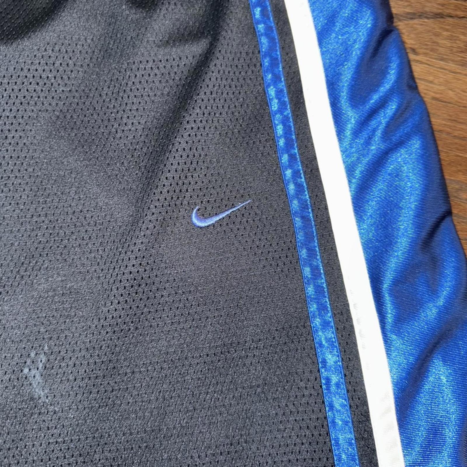 Nike Rare VTG Nike Mens Basketball Dazzle Shorts Shiny Blue Sz XL Size US 36 / EU 52 - 3 Thumbnail