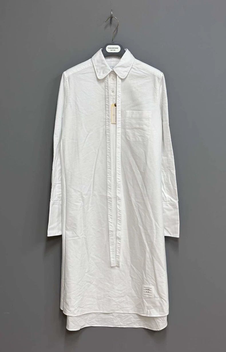 Thom Browne Thom Browne White Shirt Dress-dmc Size US M / EU 48-50 / 2 - 1 Thumbnail