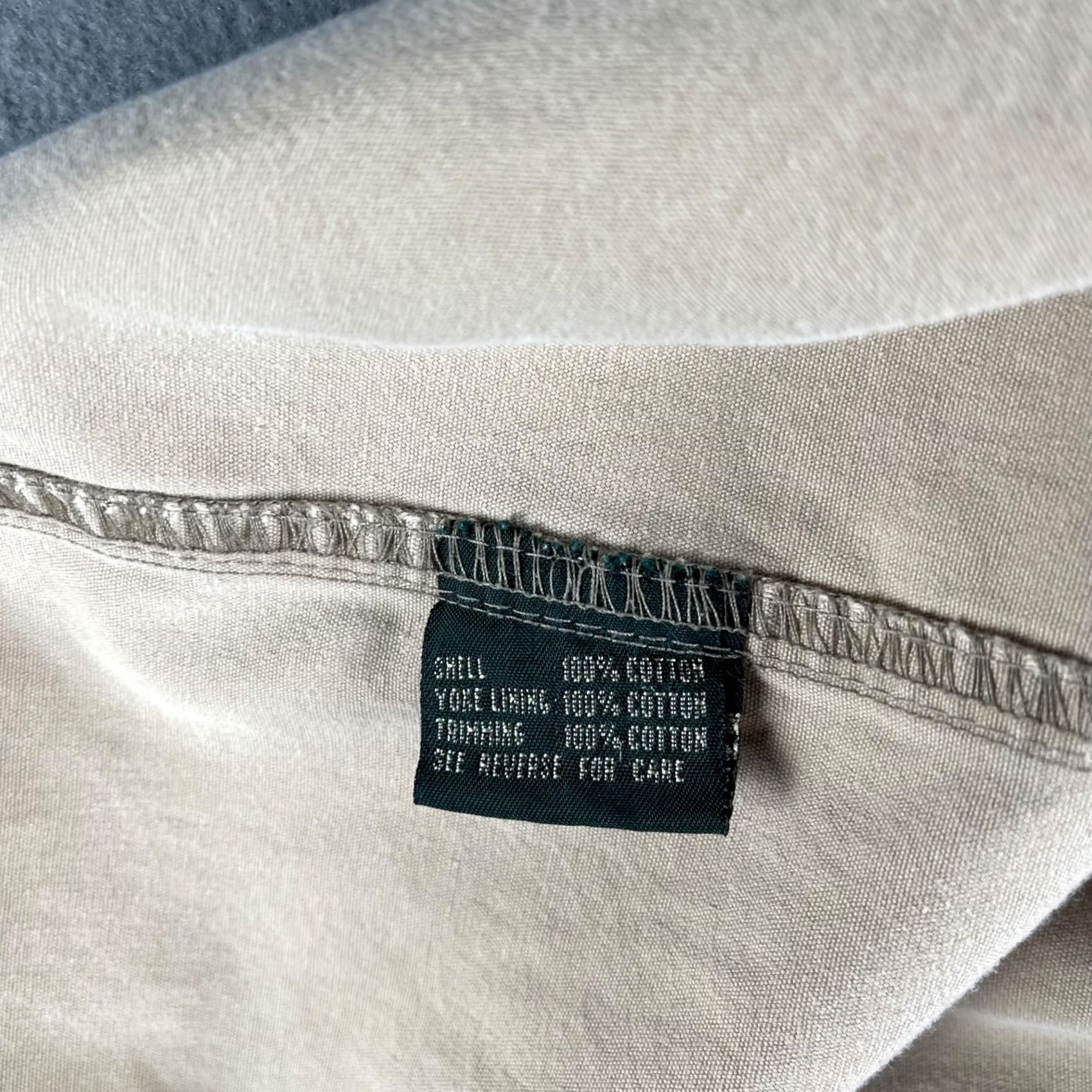 Vintage VINTAGE Authentic American Sportswear Safari Jacket Field Jacket Mens XL Beige Pockets Corduroy Collar Casual Military Jacket 80s 90s Western Mens Size US XL / EU 56 / 4 - 5 Thumbnail