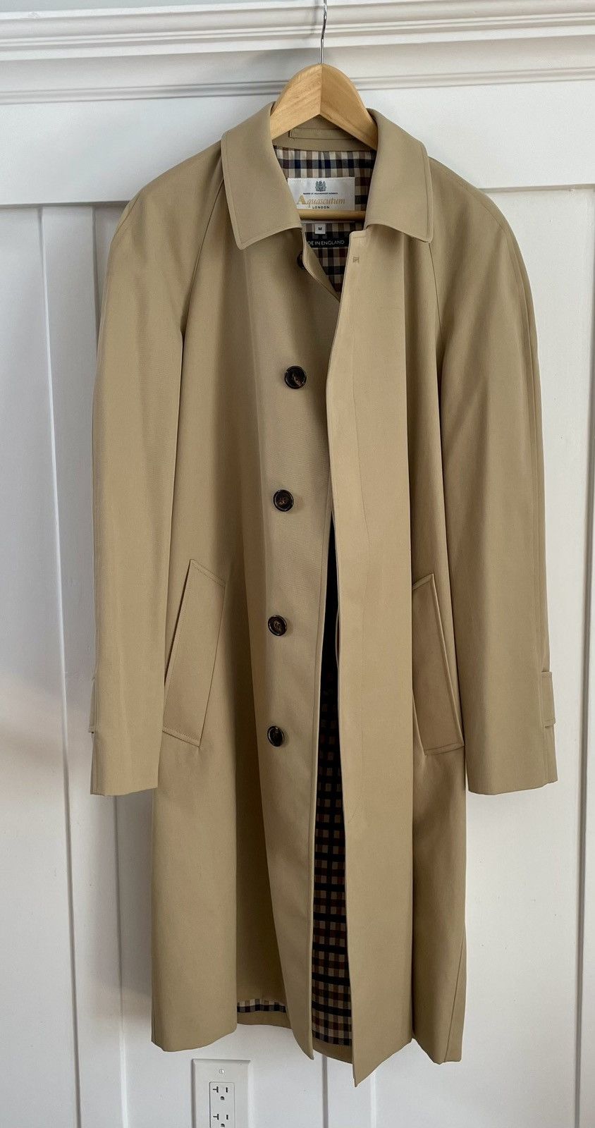 Aquascutum × Supreme Aquascutum X Supreme Single Breasted Trench Coat Size US M / EU 48-50 / 2 - 5 Thumbnail