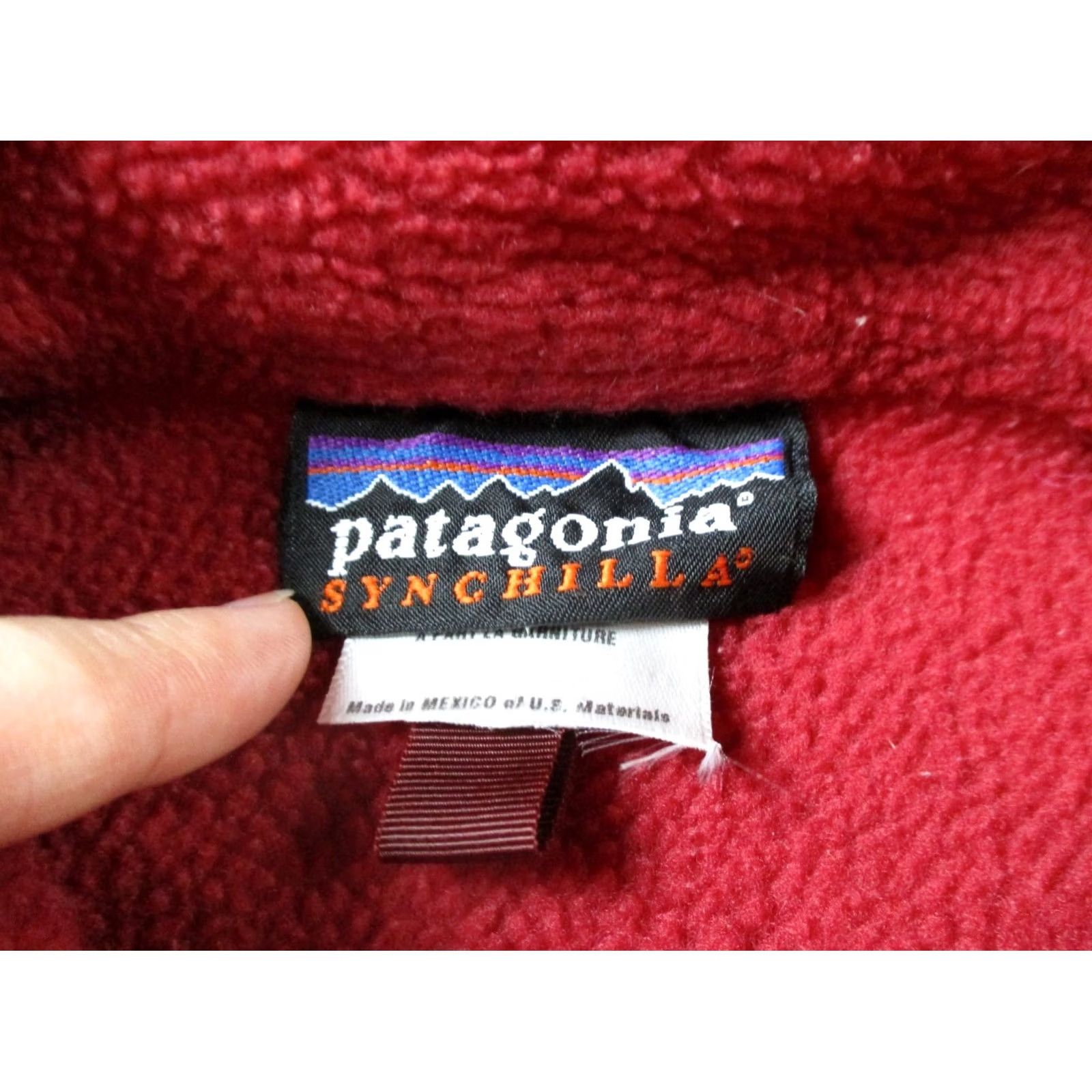 Patagonia VINTAGE Patagonia Jacket Women M Red Fleece Outdoors Marsupial Synchilla Sweater Size M / US 6-8 / IT 42-44 - 6 Thumbnail