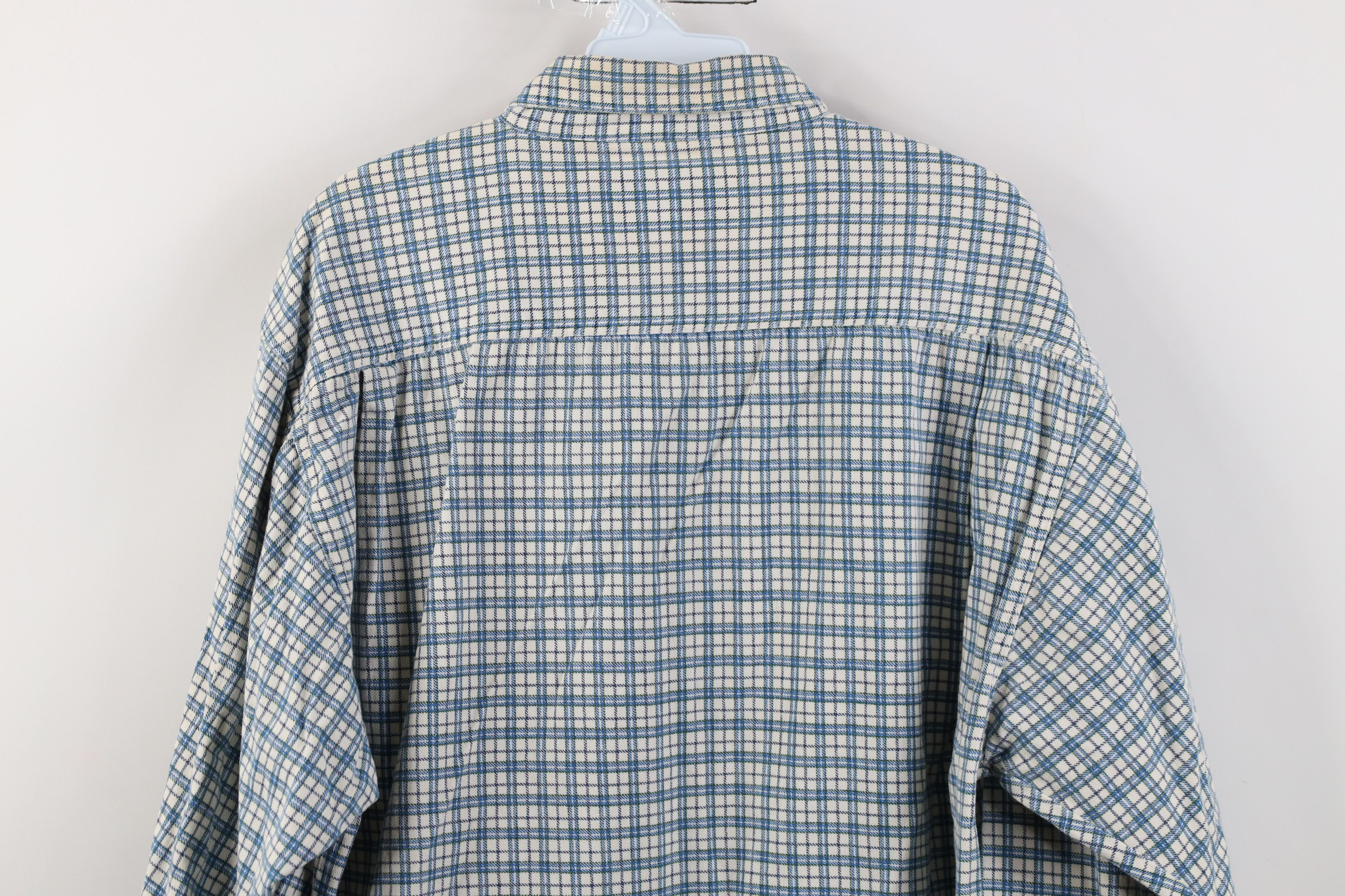 Vintage Vintage 90s Streetwear Heavyweight Twill Button Down Shirt Size US L / EU 52-54 / 3 - 13 Thumbnail