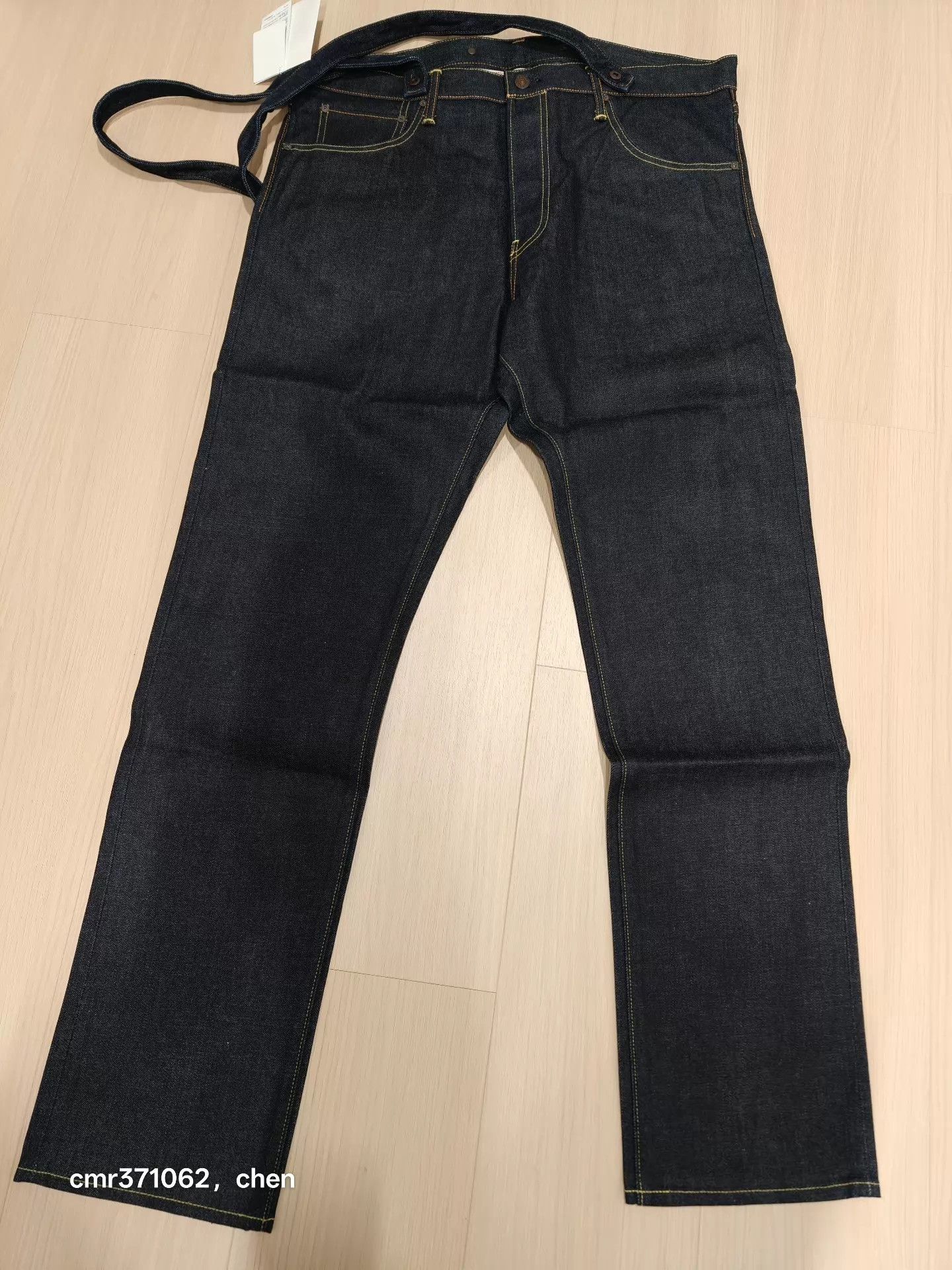 Visvim VISVIM TRAVAILLER BRACES PANTS UNWASHED Size 4 Size US 36 / EU 52 - 1 Thumbnail