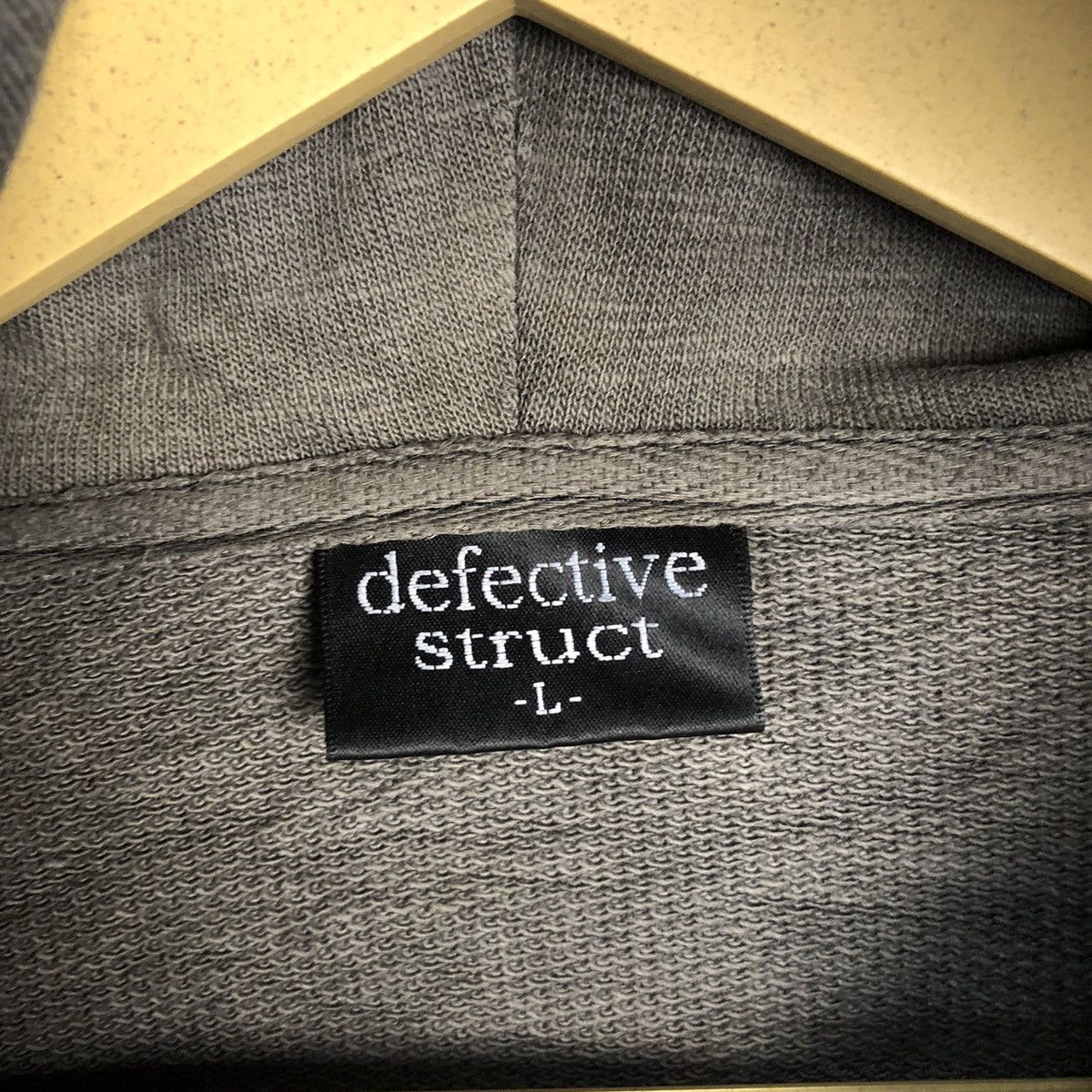 Japanese Brand DL Defective Struct skull Black japan sweater Hoodie #A558 Size US L / EU 52-54 / 3 - 11 Thumbnail