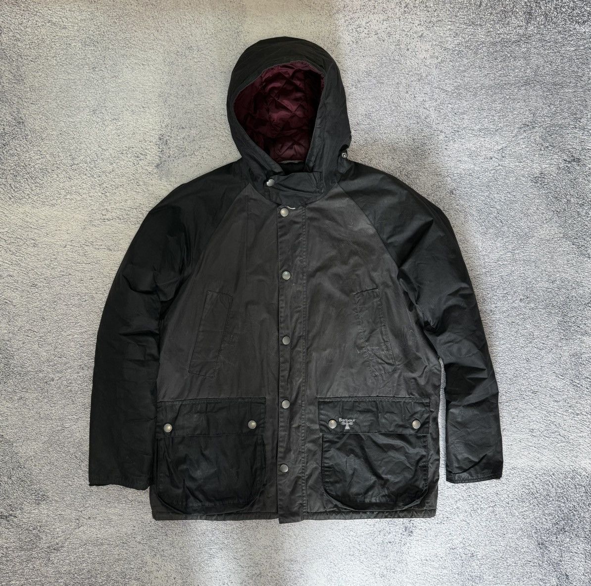 Barbour Barbour B Beacon Hooded Bedale Wax Jacket Men XL Waxed Parka Size US XL / EU 56 / 4 - 1 Thumbnail