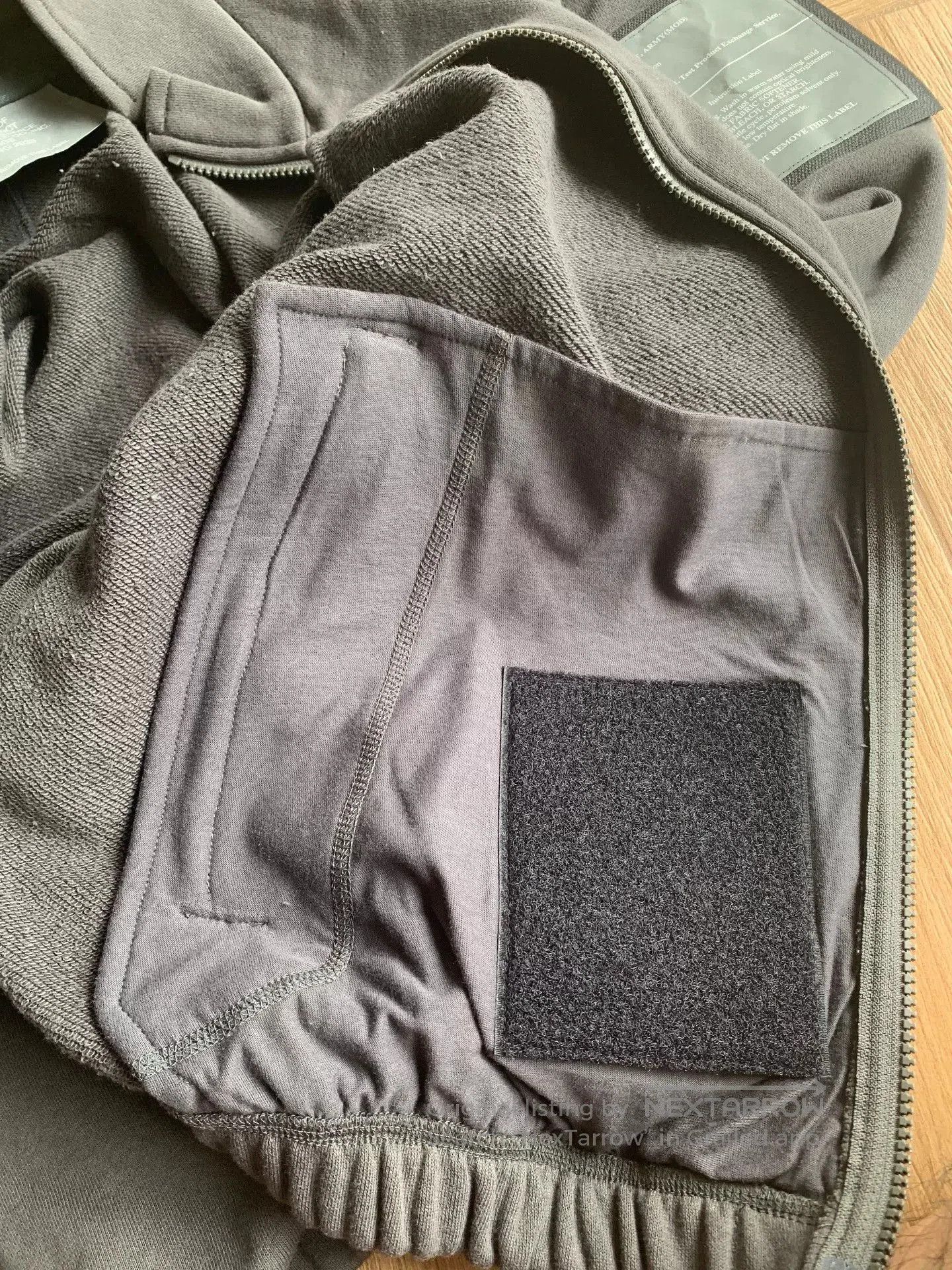 N.Hoolywood charcoal gray lightweight military training jacket. Size US L / EU 52-54 / 3 - 7 Thumbnail