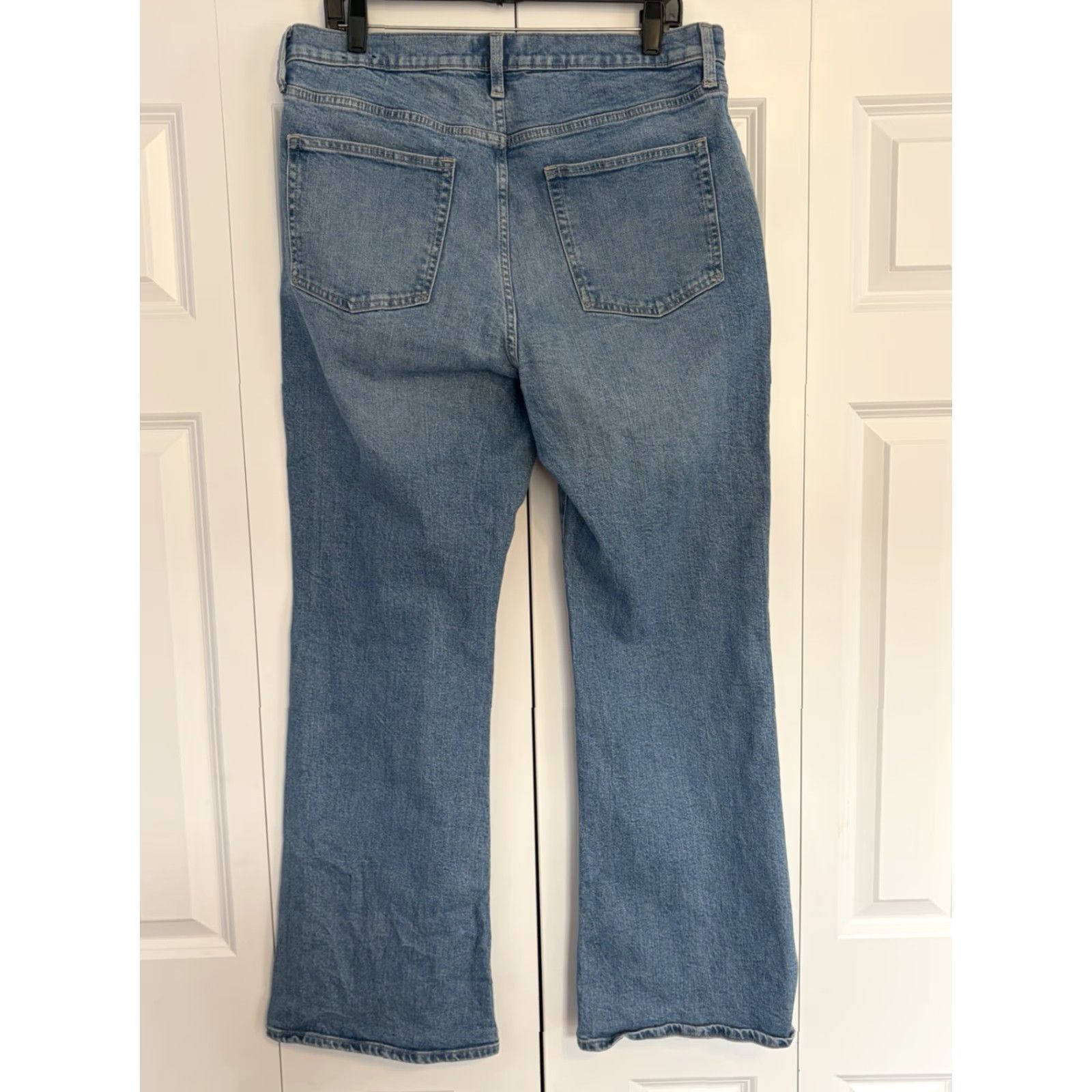 Gap Gap Jeans Bootcut 14/32 Women's High Rise Light Wash Denim 70s Flare Vintage No Size 36" / US 14 / IT 50 - 2 Thumbnail
