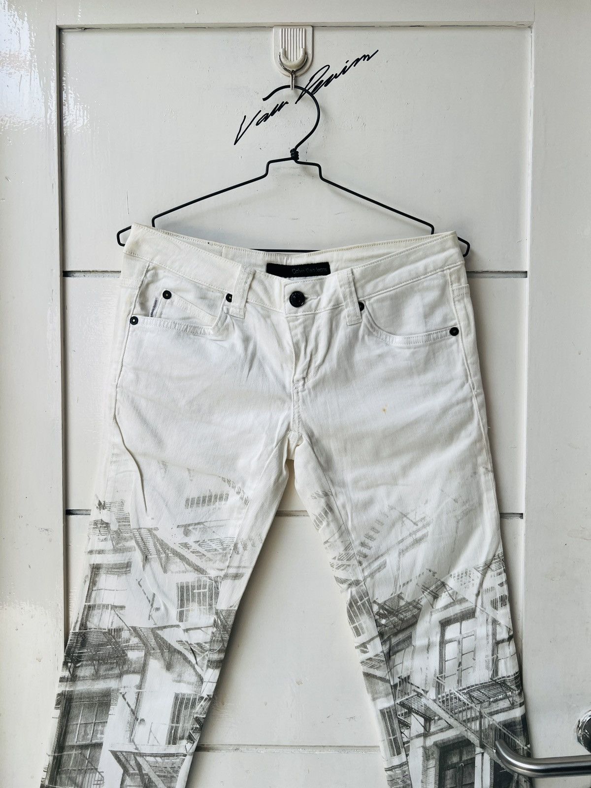 Calvin Klein Calvin Klein Raf Simons Printed Jeans Size US 28 / EU 44 - 2 Thumbnail