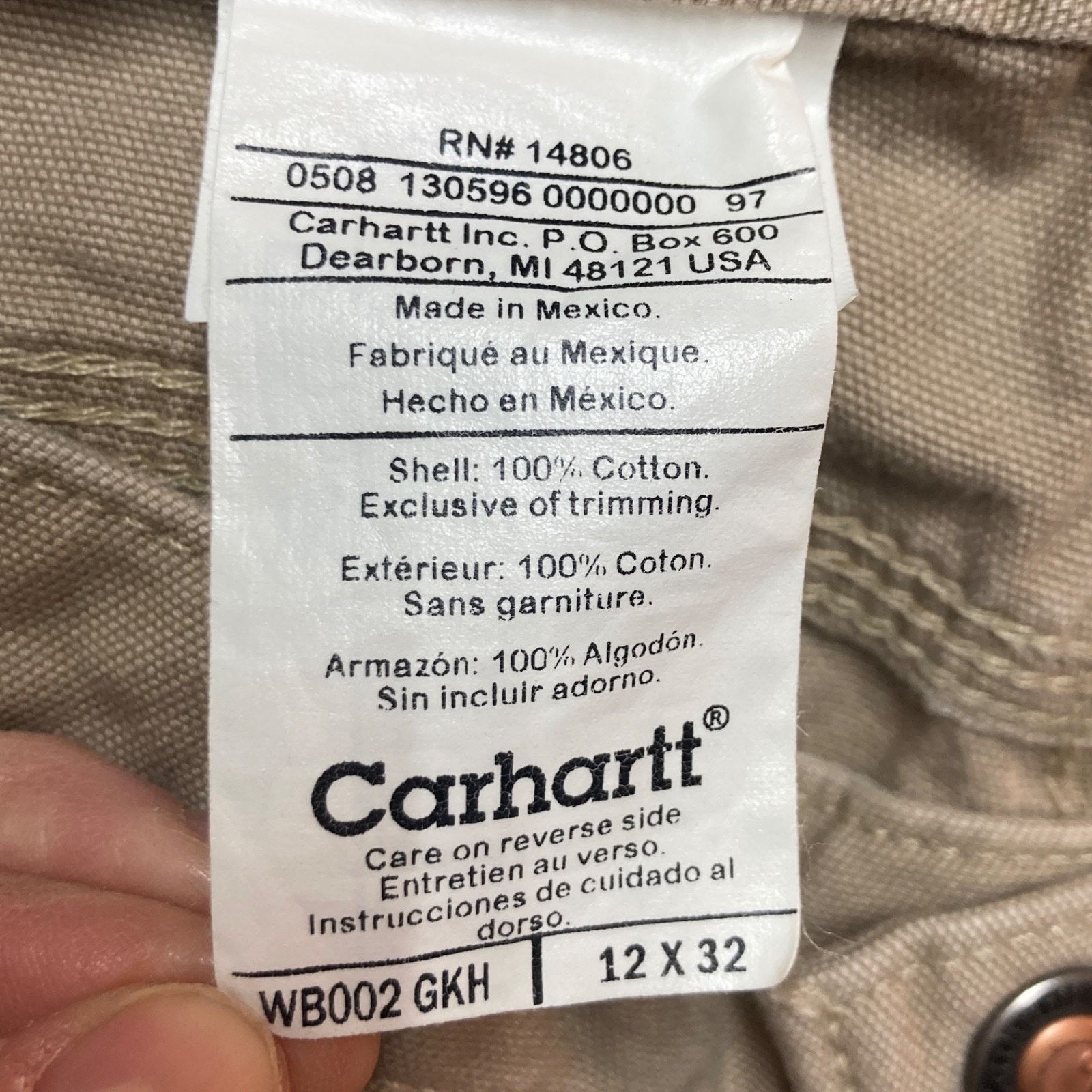 Carhartt Carhartt WB002 Bootcut Pants Womens 12x32 Golden Khaki Y2K Size 32" / US 10 / IT 46 - 3 Thumbnail