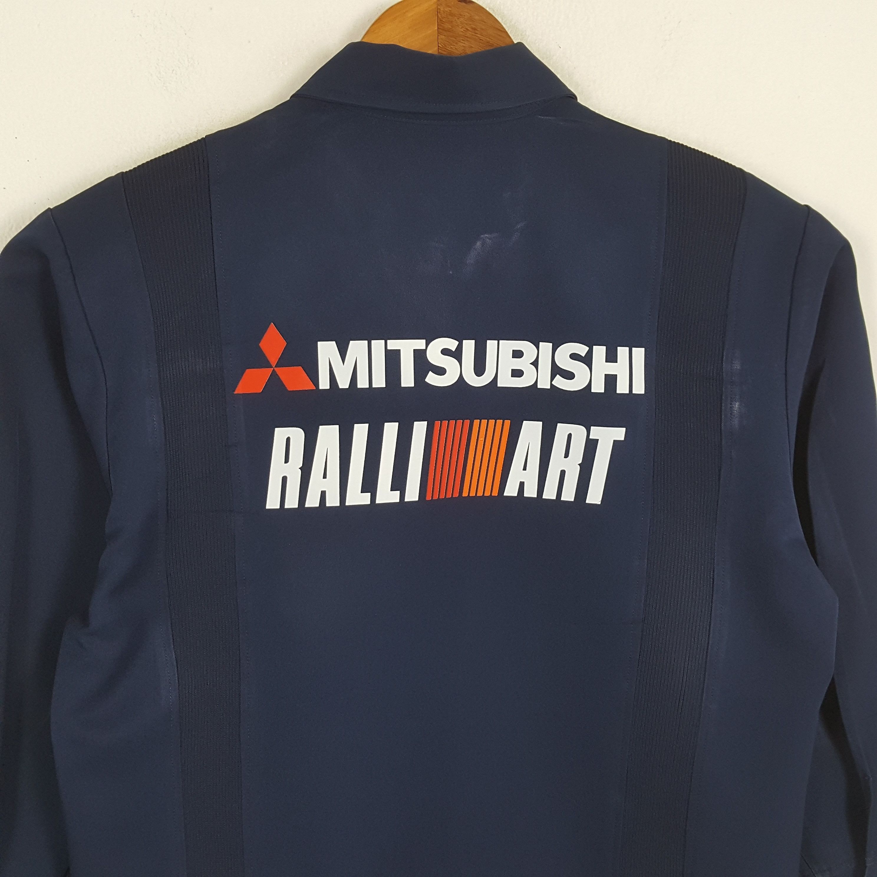 Japanese Brand × Rainbow × Vintage Vintage MITSUBISHI RALLI ART Japanese Racing Custom Jacket Size US M / EU 48-50 / 2 - 2 Thumbnail