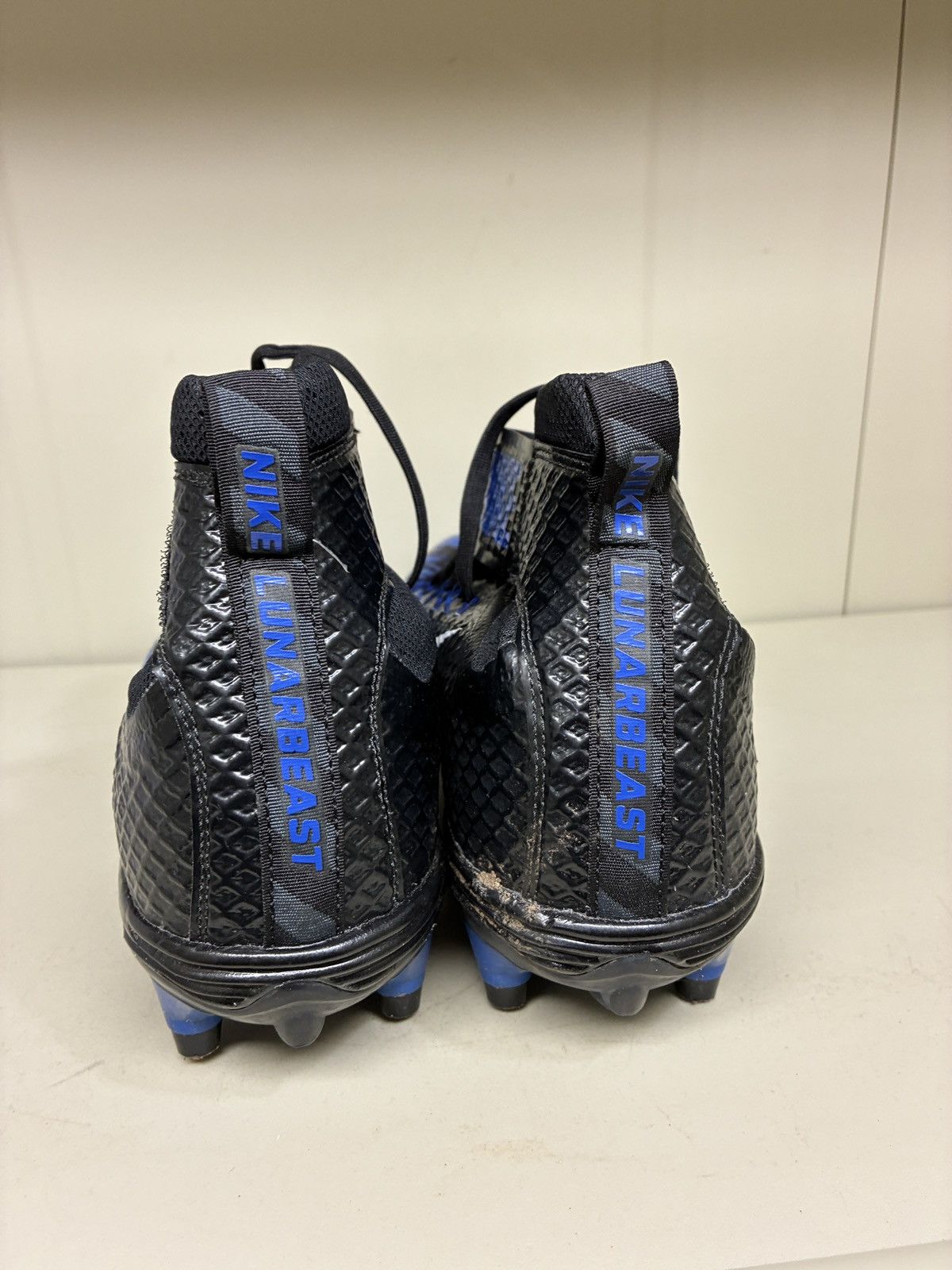 Nike Nike Force LunarBeast Elite TD Football Cleats Blue Mens 12 Size US 12 / EU 45 - 3 Thumbnail