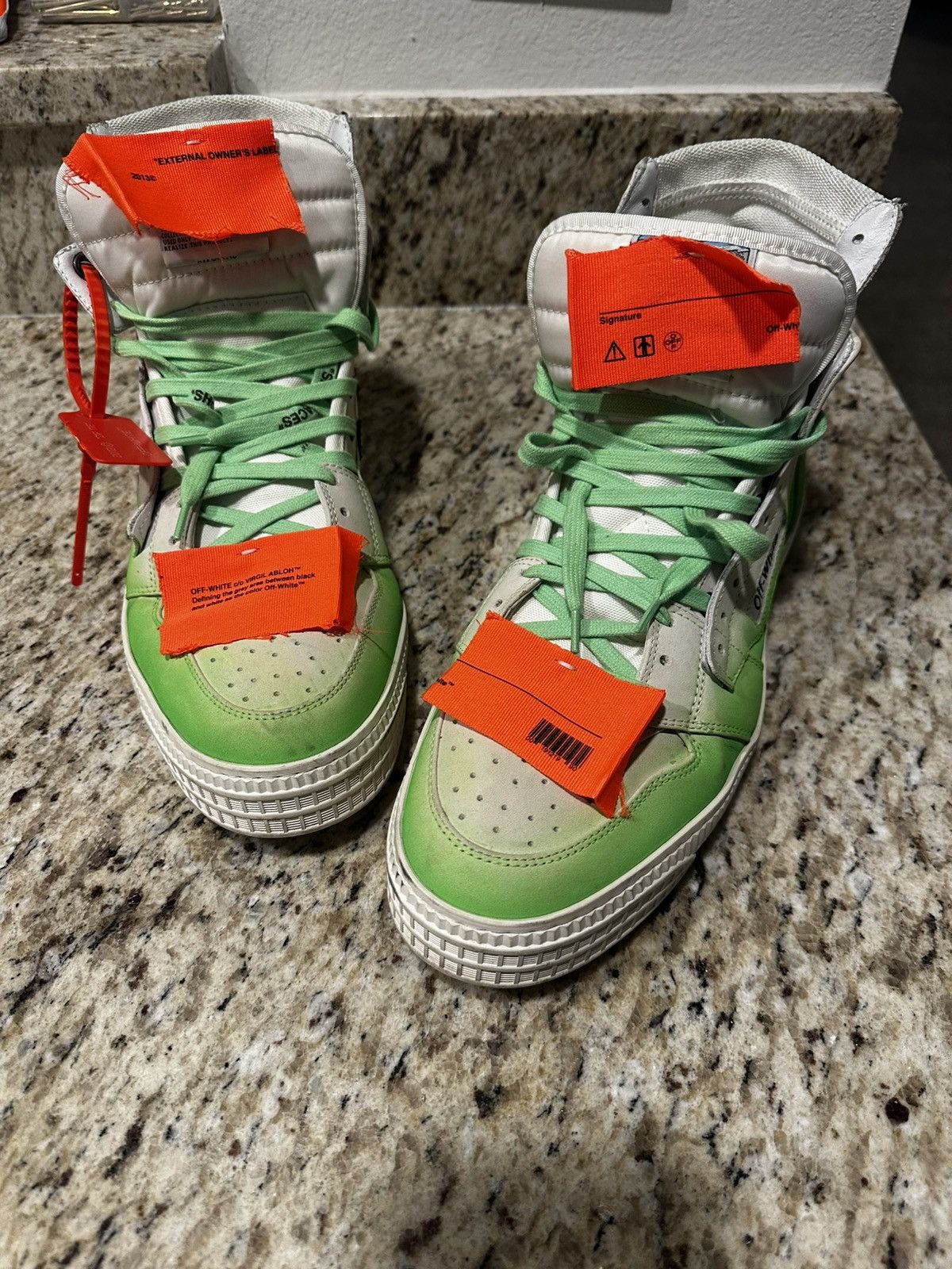 Off-White OFF WHITE HIGH TOP SHOES Size US 13 / EU 46 - 1 Thumbnail