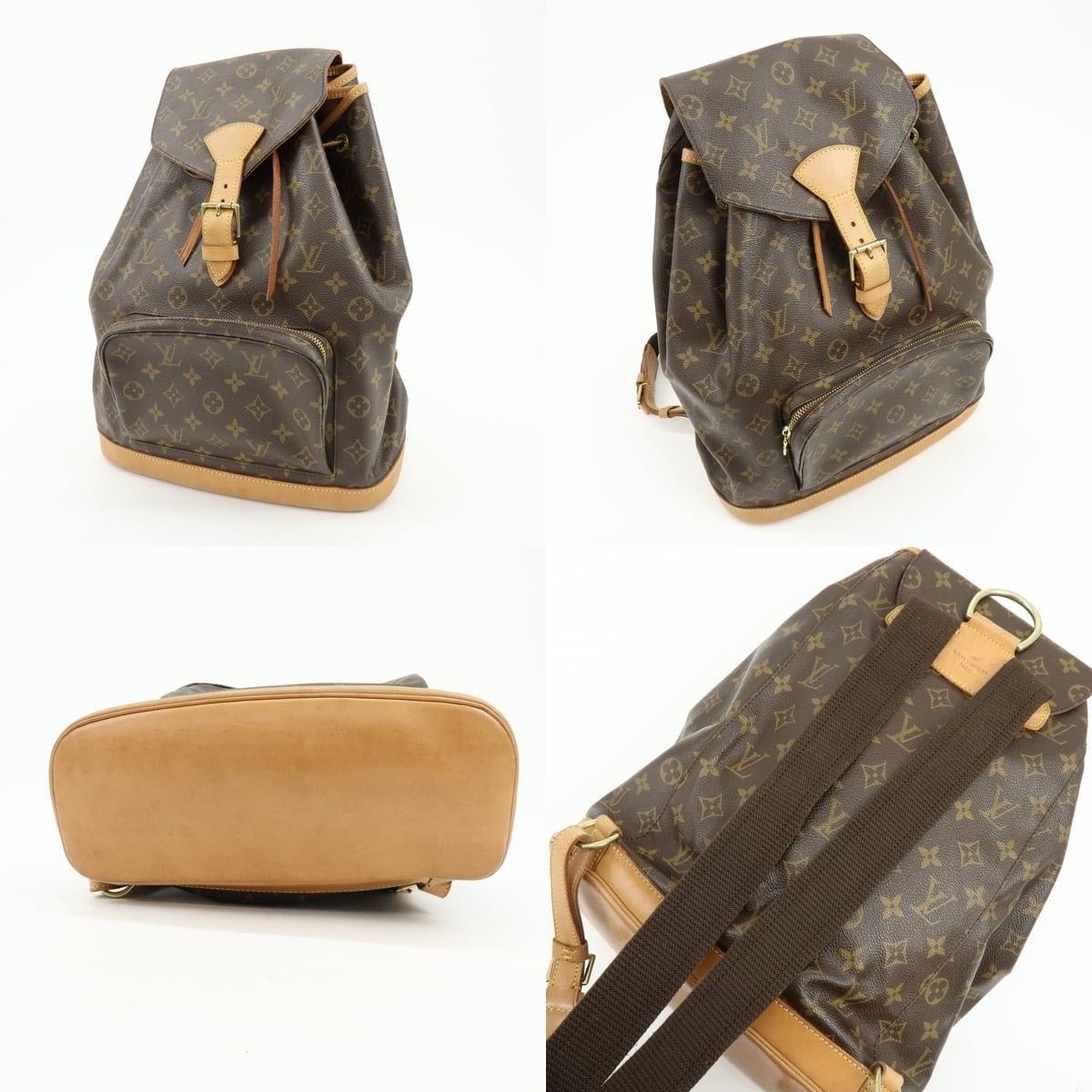 Louis Vuitton Louis Vuitton Monogram Backpack Brown Size ONE SIZE - 3 Thumbnail
