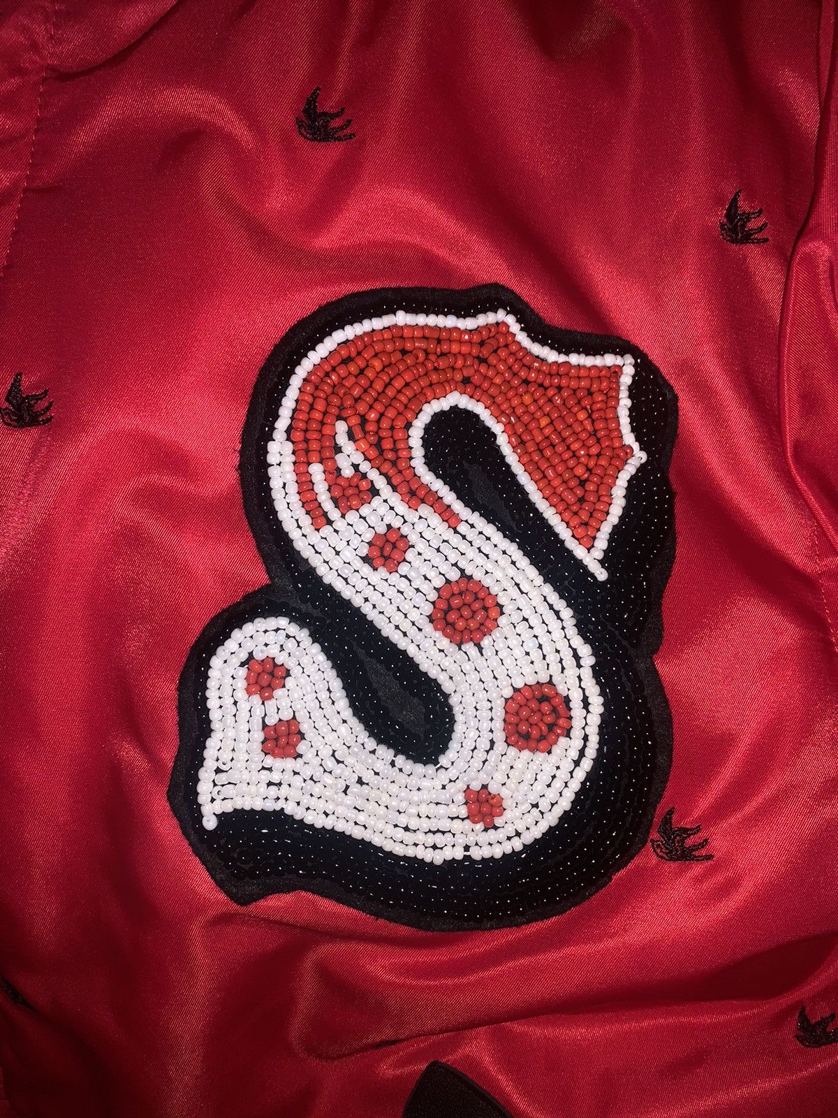 Vintage Sabit NYC Monogram Bomber Jacket Size US M / EU 48-50 / 2 - 3 Thumbnail